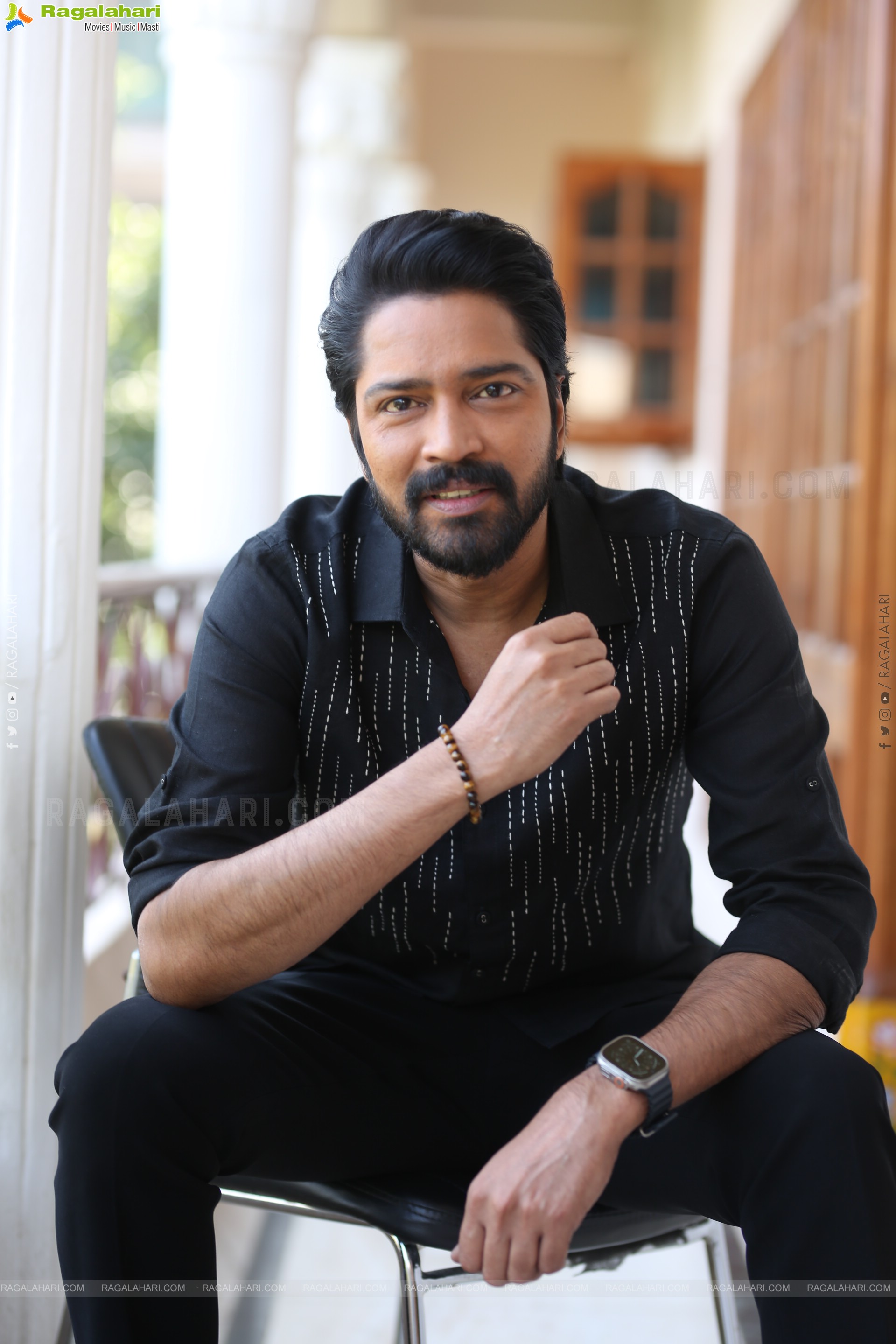 Allari Naresh at 12A Railway Colony Interview, HD Gallery