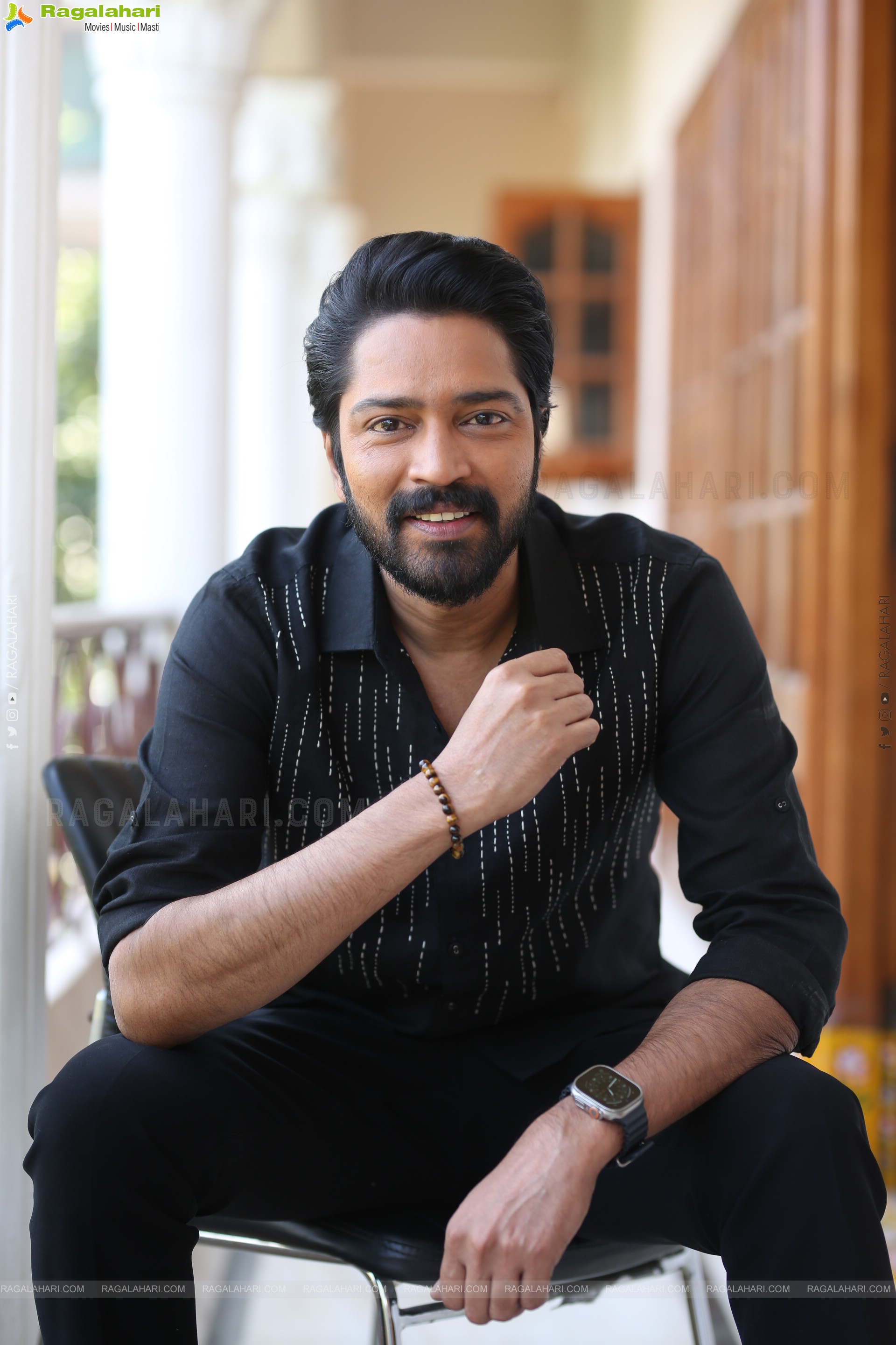 Allari Naresh at 12A Railway Colony Interview, HD Gallery