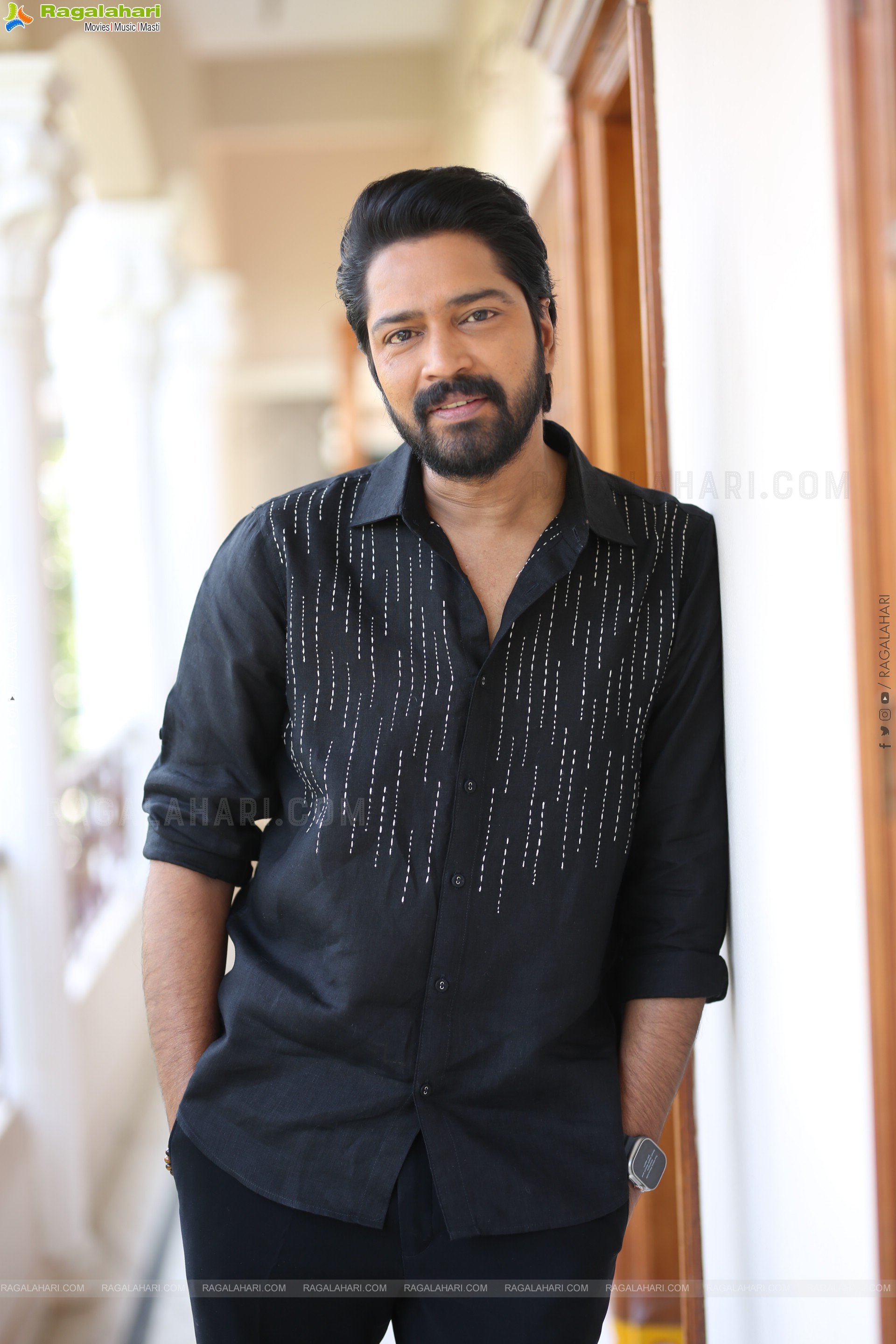 Allari Naresh at 12A Railway Colony Interview, HD Gallery