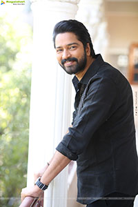 Allari Naresh at 12A Railway Colony Interview, HD Gallery 