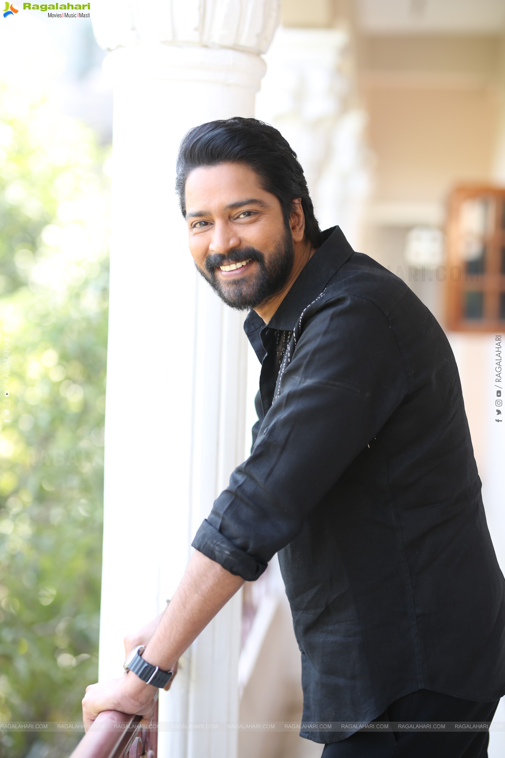 Allari Naresh at 12A Railway Colony Interview, HD Gallery