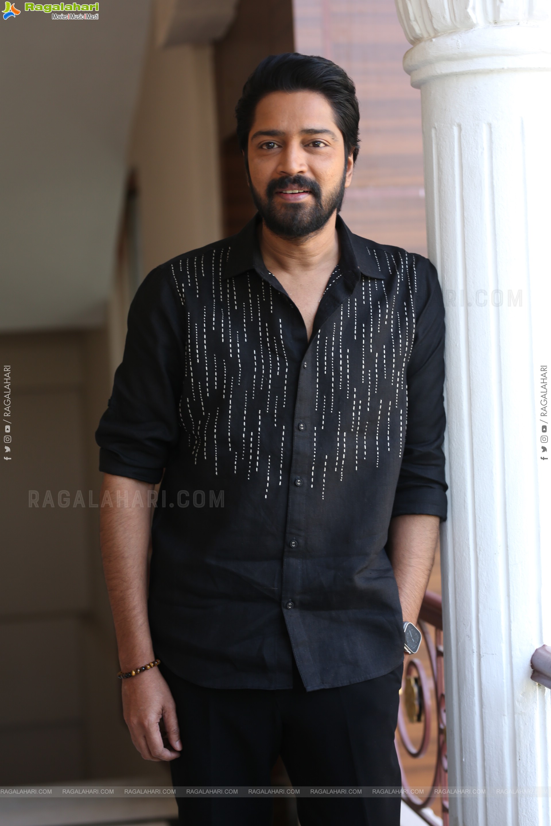 Allari Naresh at 12A Railway Colony Interview, HD Gallery