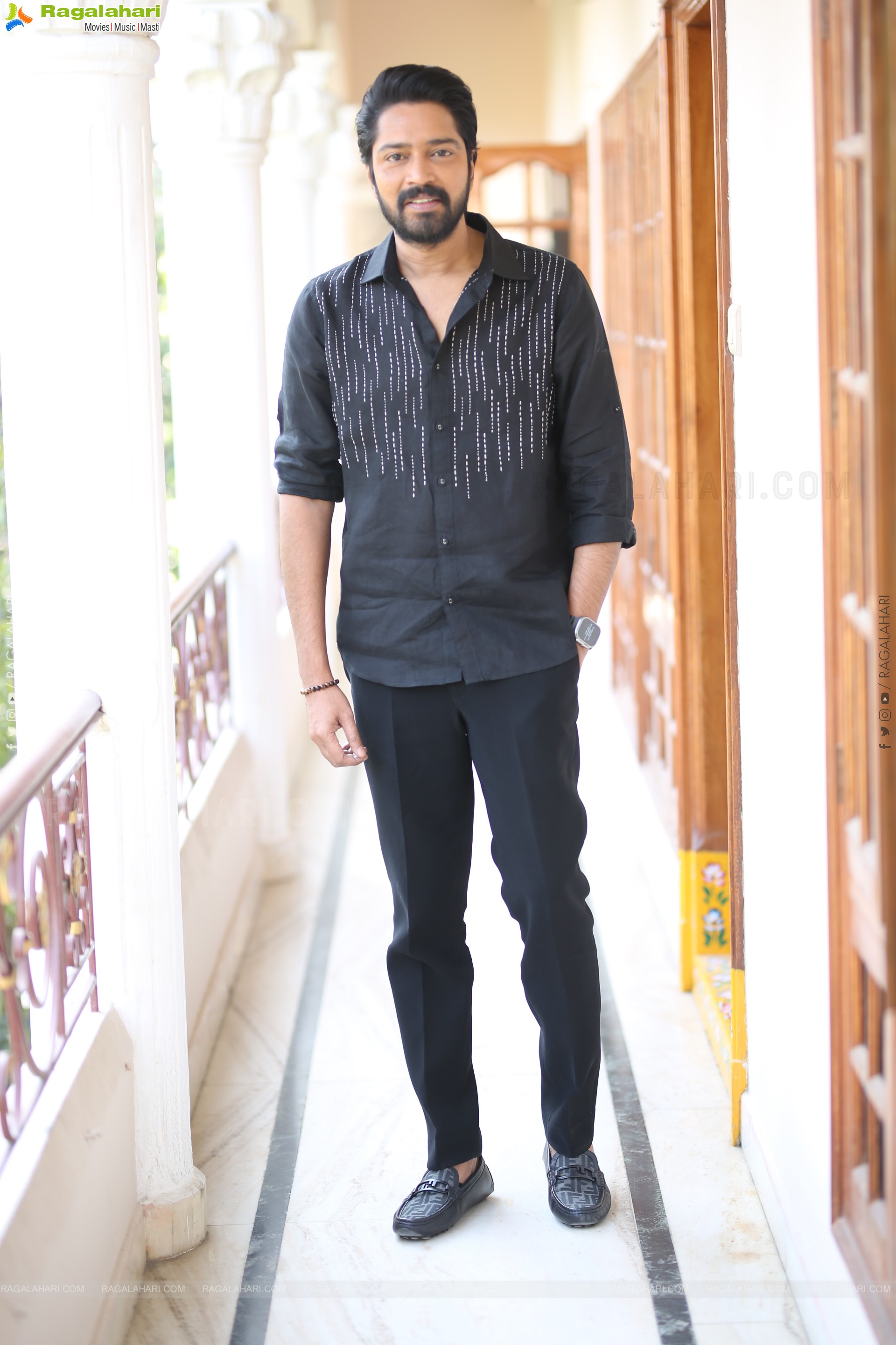 Allari Naresh at 12A Railway Colony Interview, HD Gallery