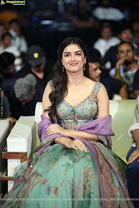 Bhagyashri Borse at Andhra King Taluka Trailer Launch