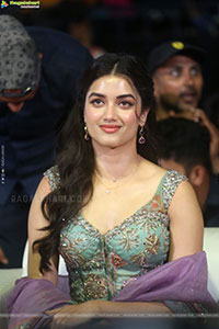 Bhagyashri Borse at Andhra King Taluka Trailer Launch