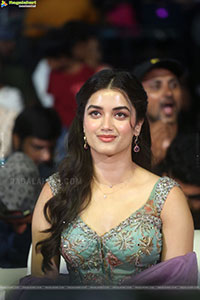 Bhagyashri Borse at Andhra King Taluka Trailer Launch