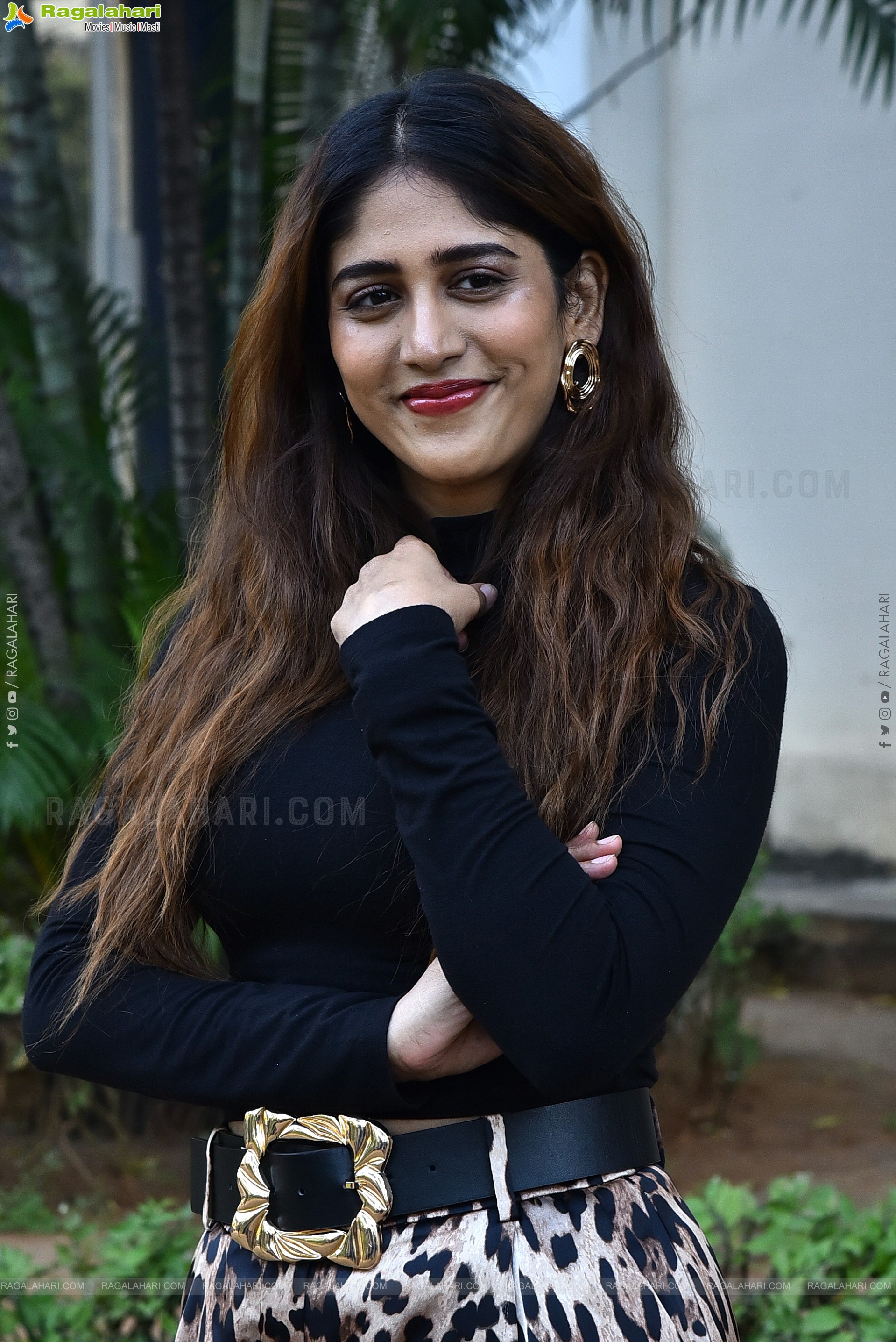 Chandini Chowdary at Santhana Prapthirasthu Success Meet, HD Gallery