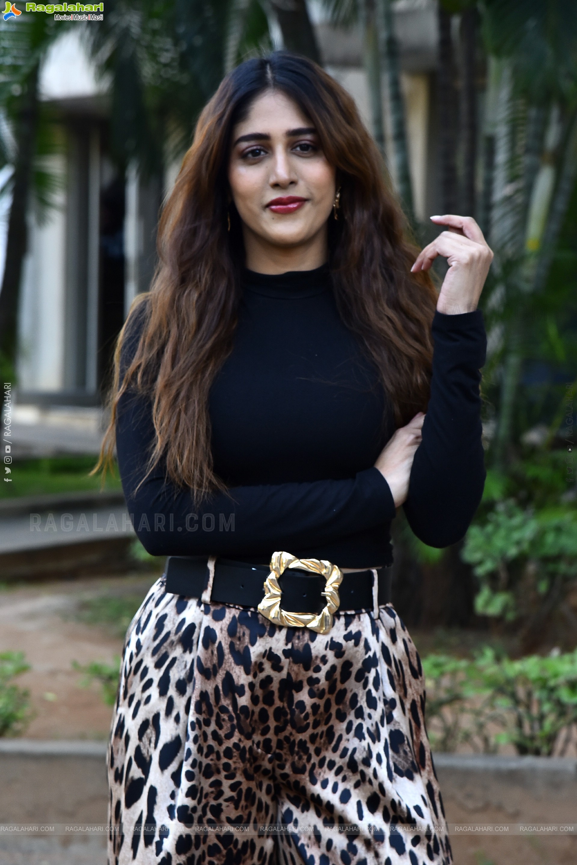 Chandini Chowdary at Santhana Prapthirasthu Success Meet, HD Gallery