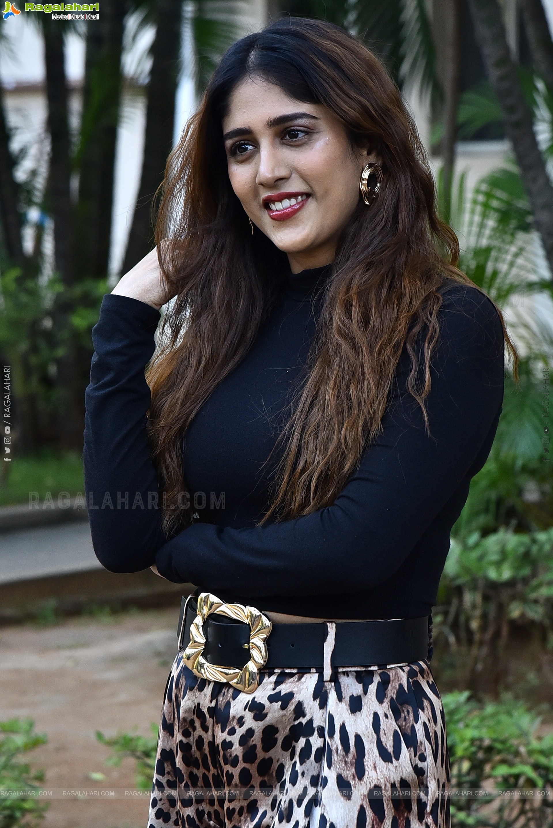 Chandini Chowdary at Santhana Prapthirasthu Success Meet, HD Gallery