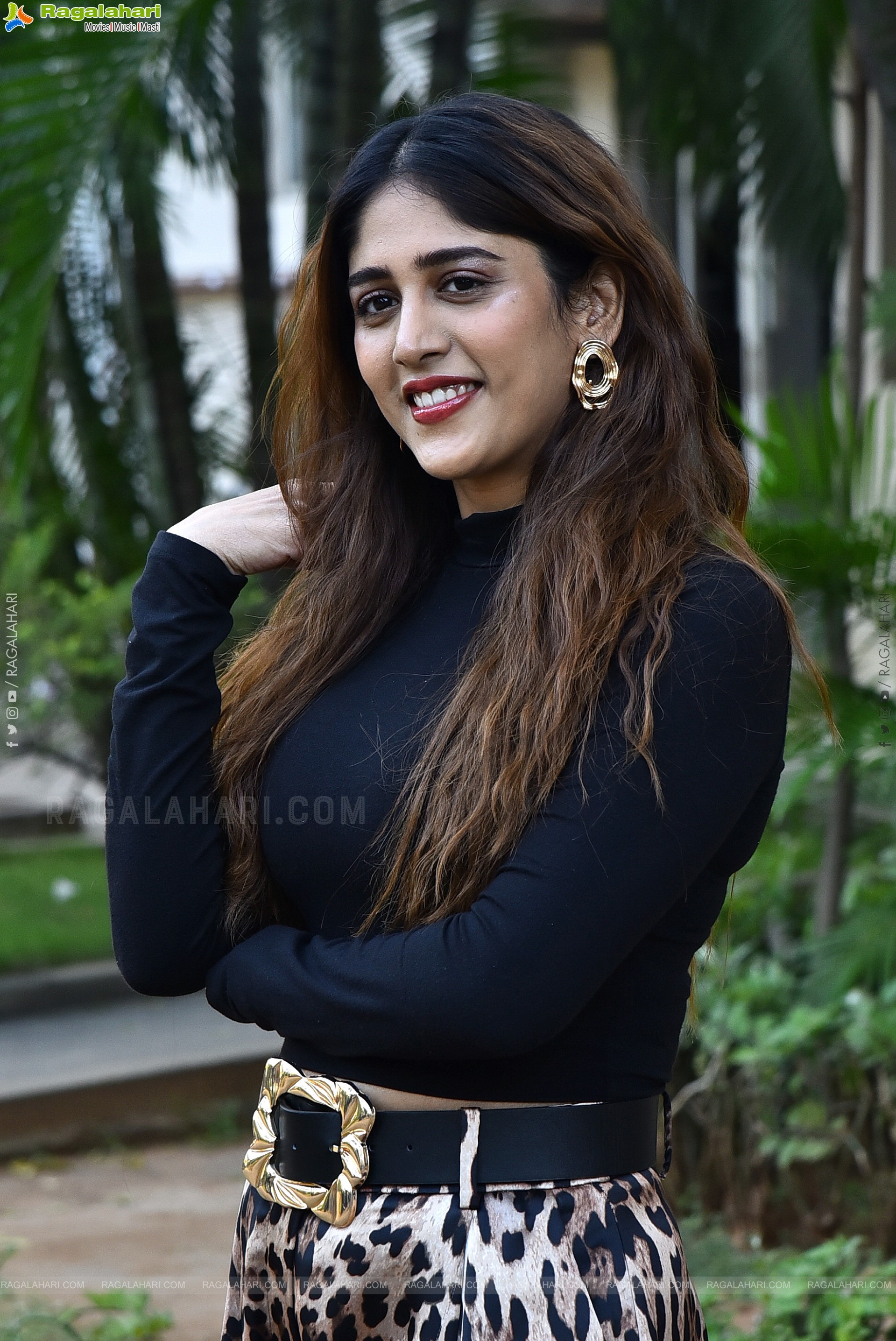 Chandini Chowdary at Santhana Prapthirasthu Success Meet, HD Gallery