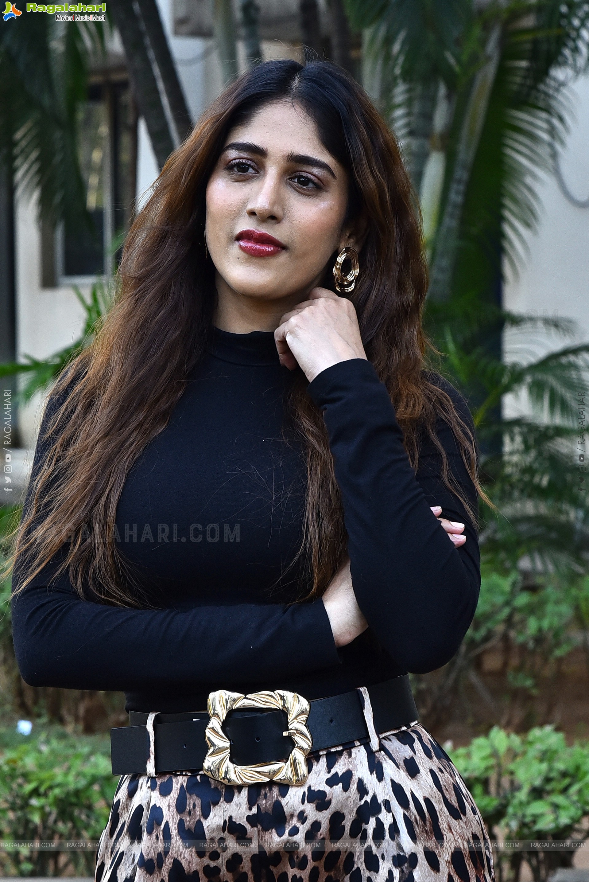 Chandini Chowdary at Santhana Prapthirasthu Success Meet, HD Gallery