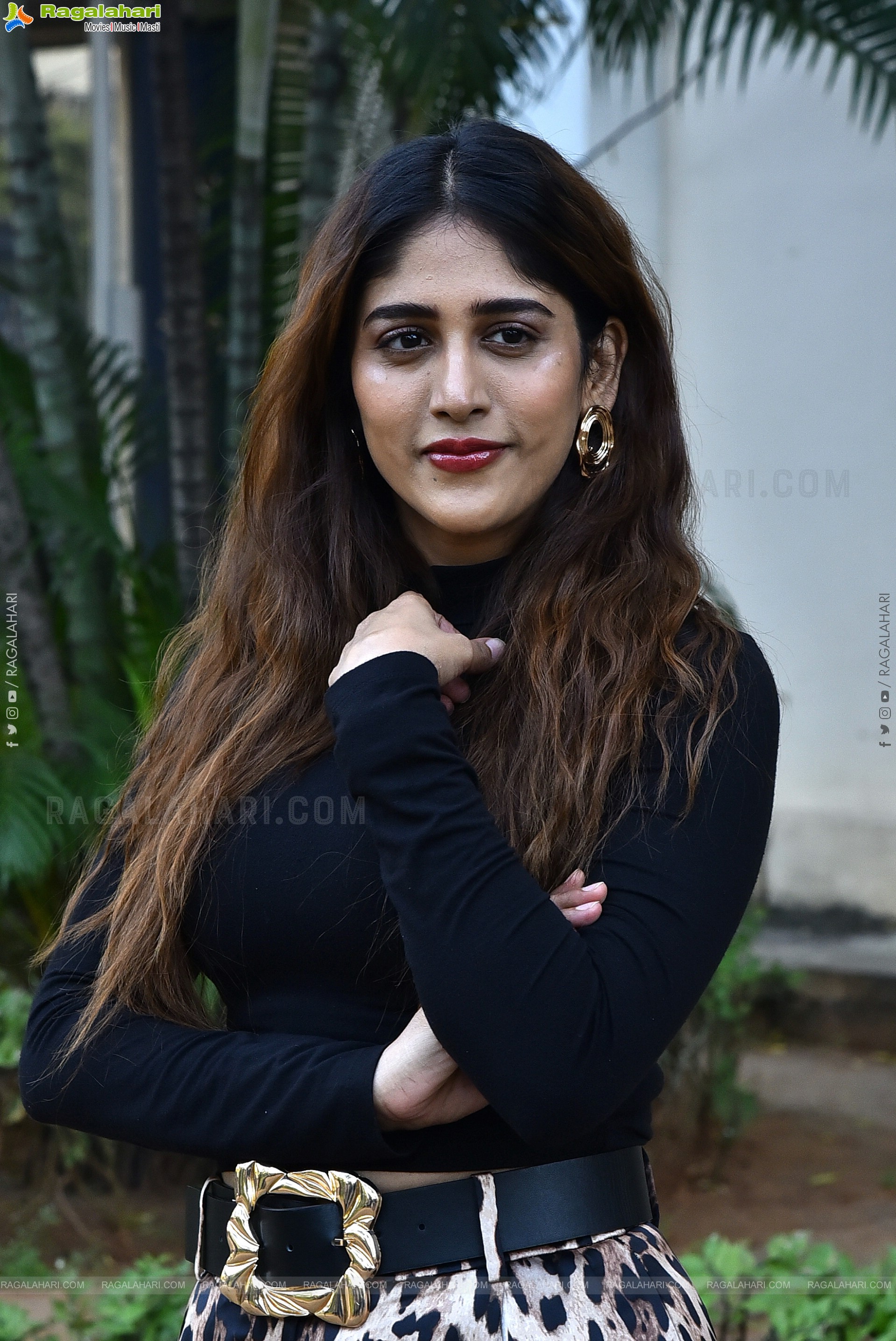 Chandini Chowdary at Santhana Prapthirasthu Success Meet, HD Gallery