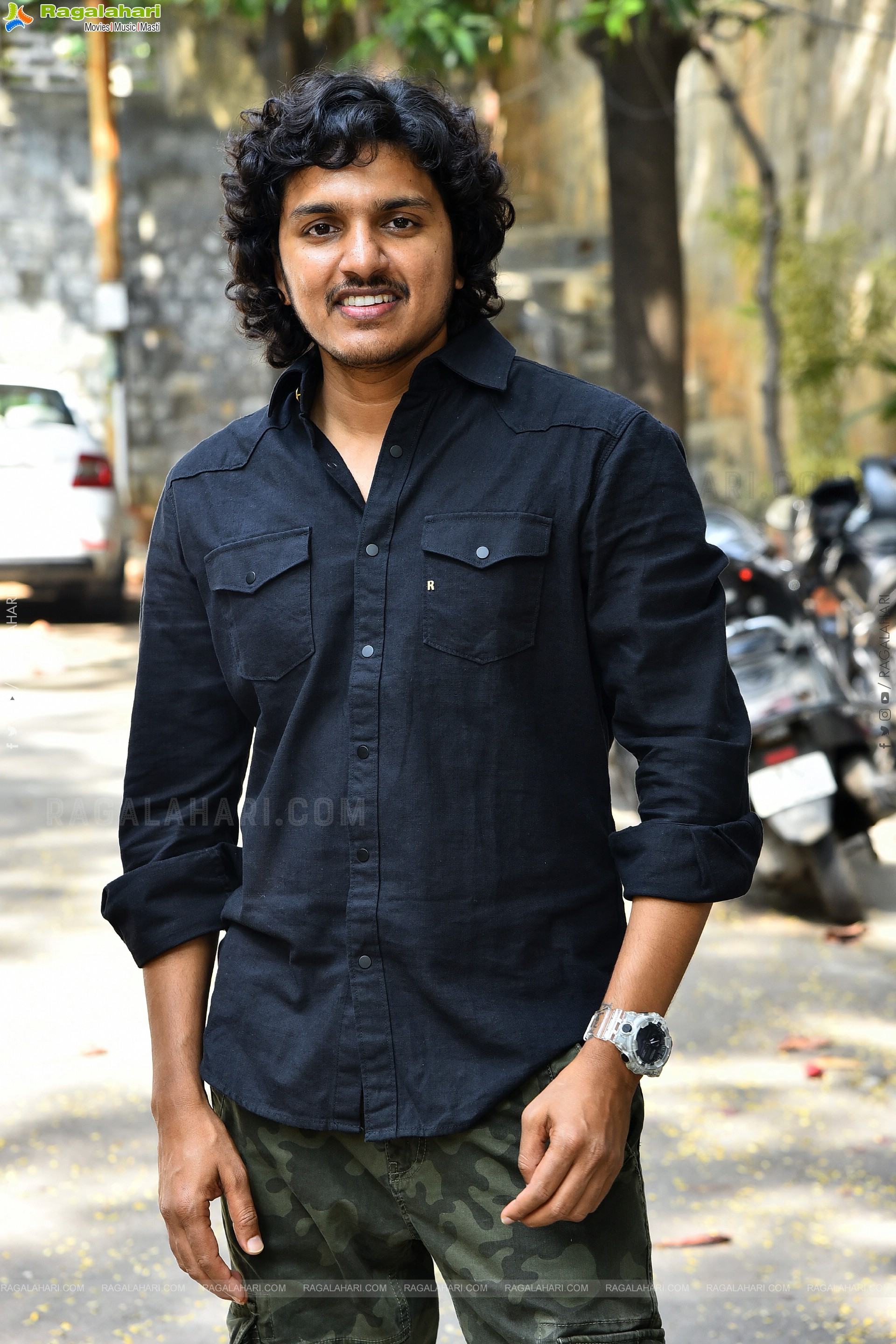 Director Mahesh Babu P at Andhra King Taluka Interview, HD Gallery