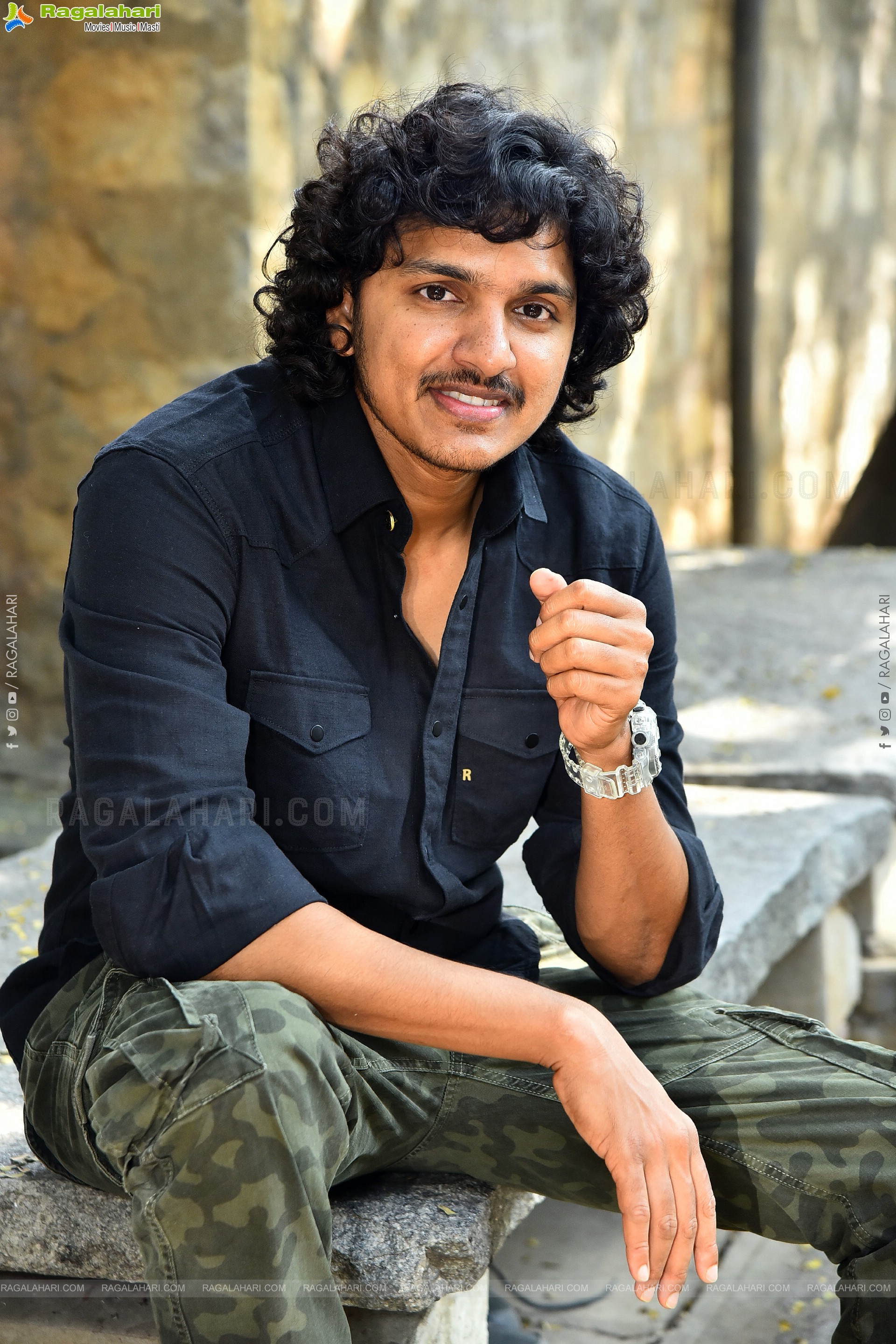 Director Mahesh Babu P at Andhra King Taluka Interview, HD Gallery