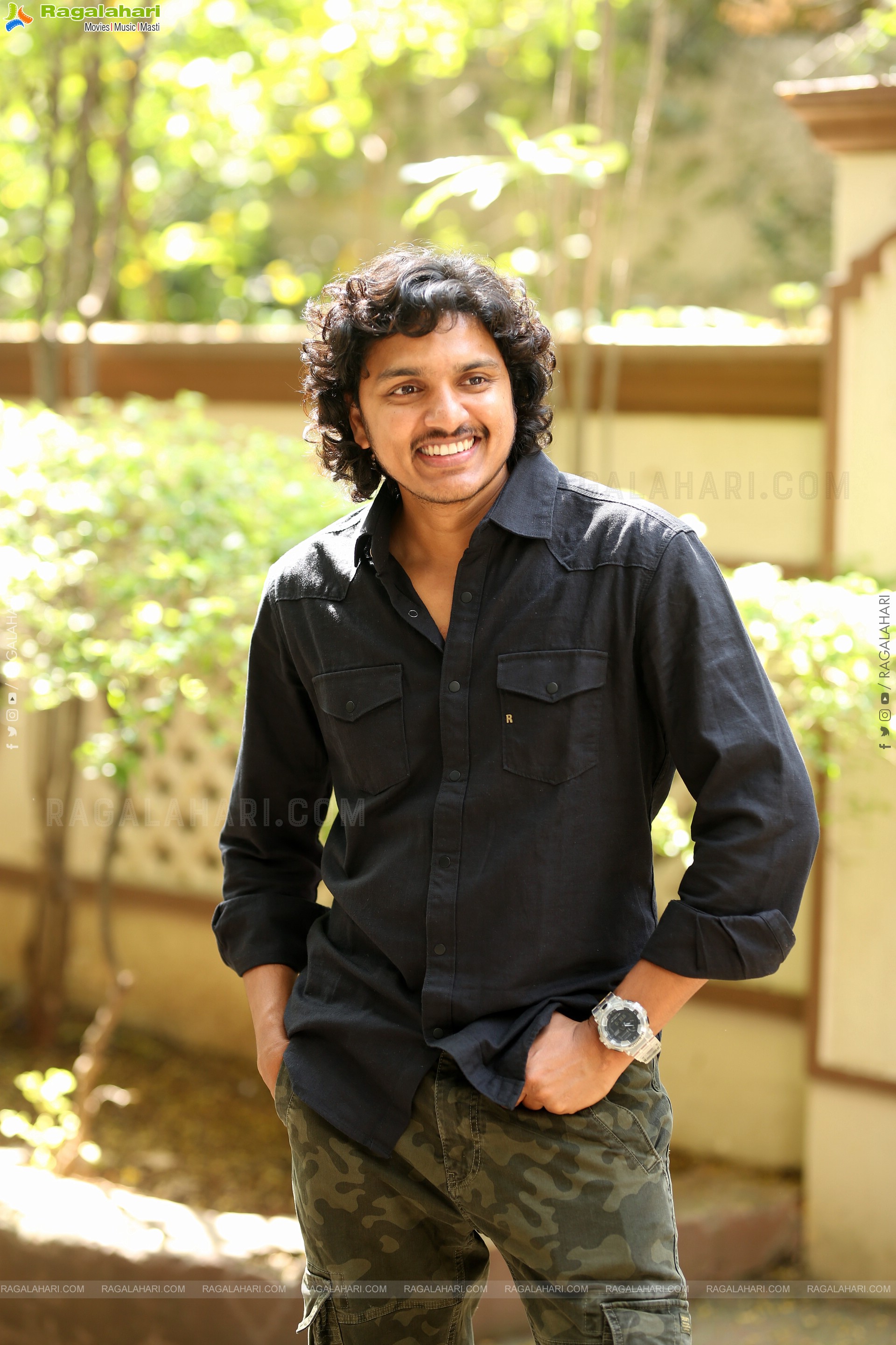 Director Mahesh Babu P at Andhra King Taluka Interview, HD Gallery