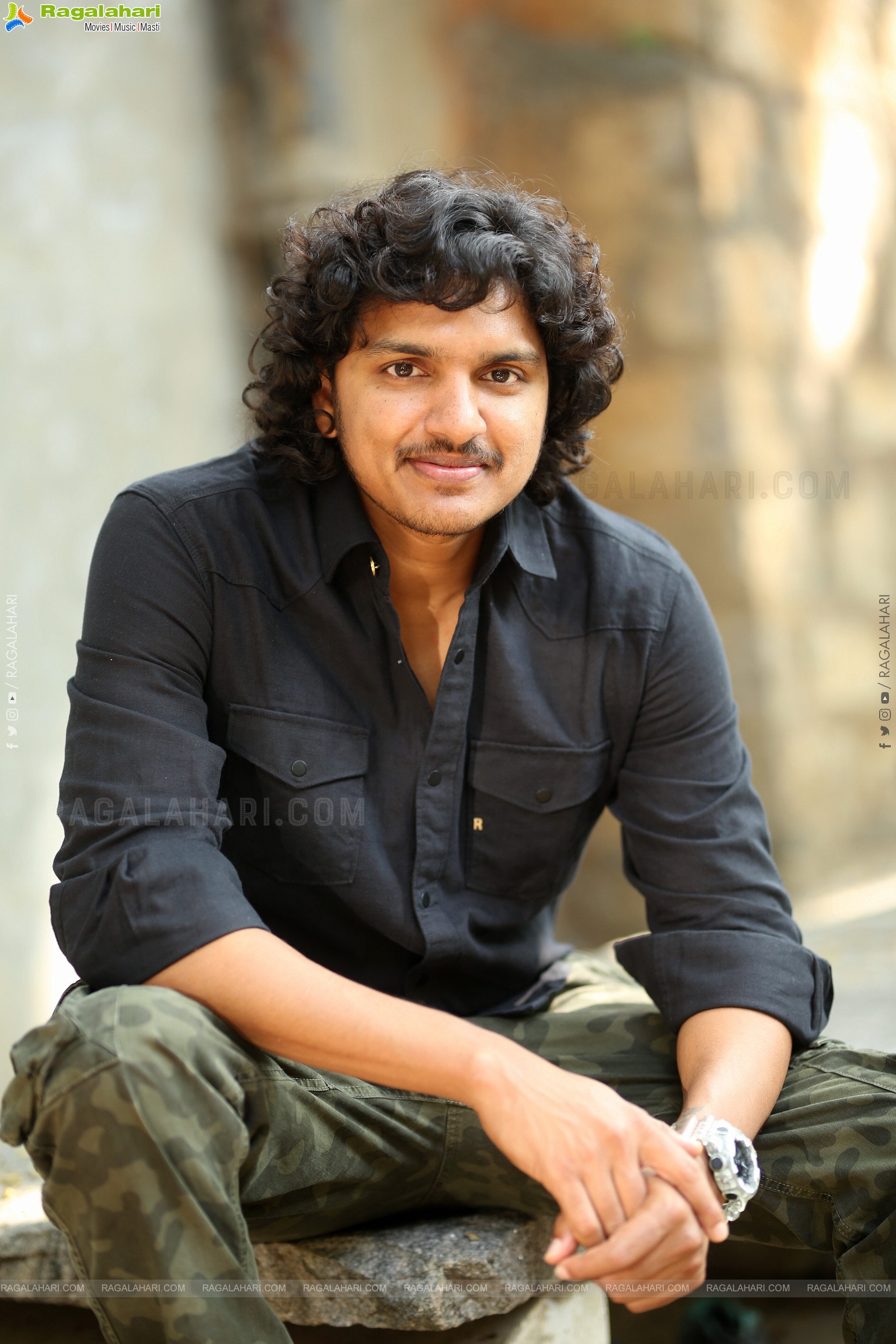 Director Mahesh Babu P at Andhra King Taluka Interview, HD Gallery