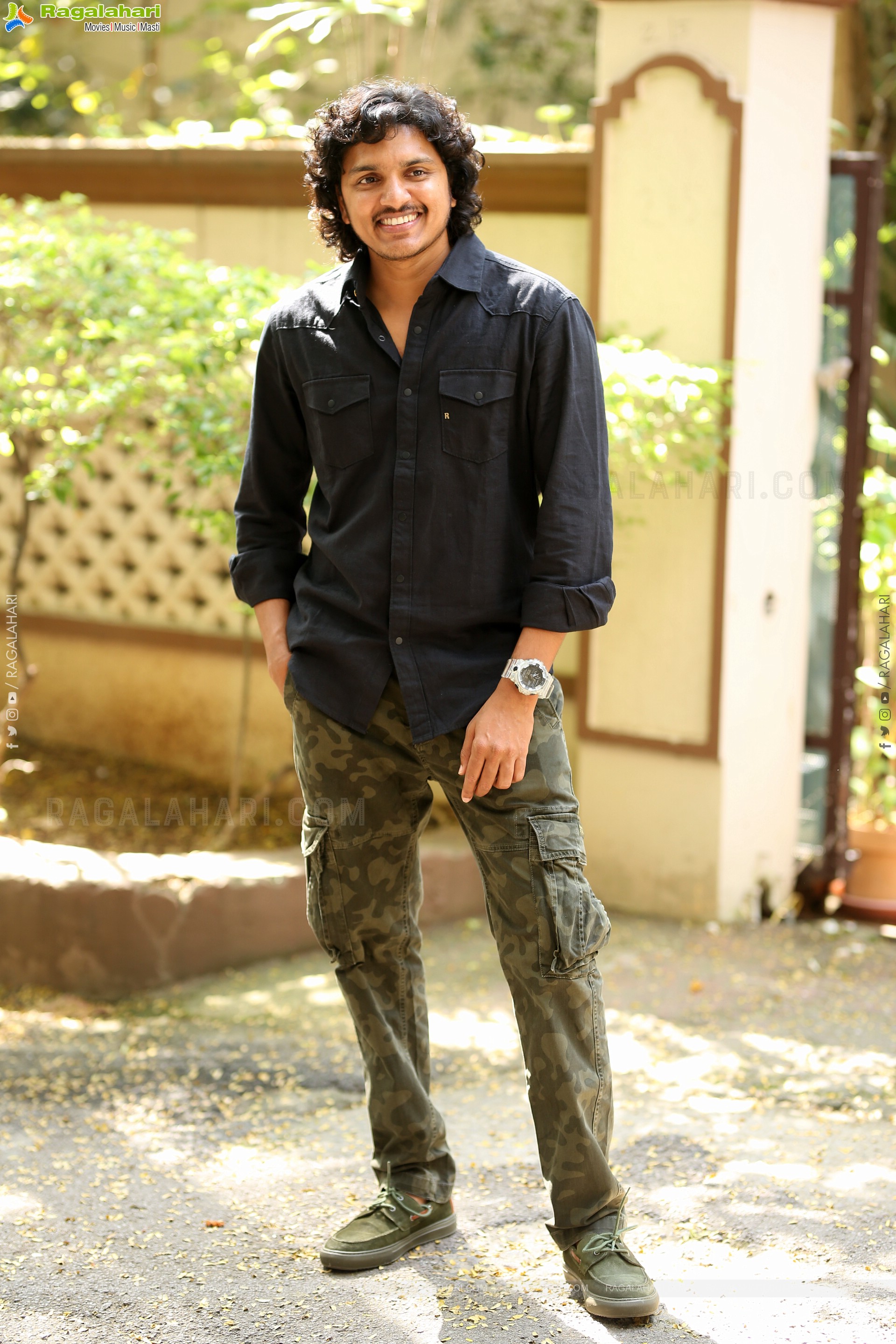 Director Mahesh Babu P at Andhra King Taluka Interview, HD Gallery