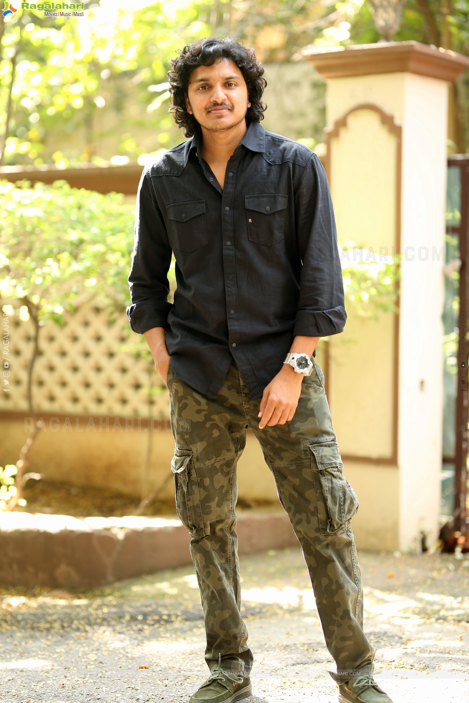 Director Mahesh Babu P at Andhra King Taluka Interview, HD Gallery