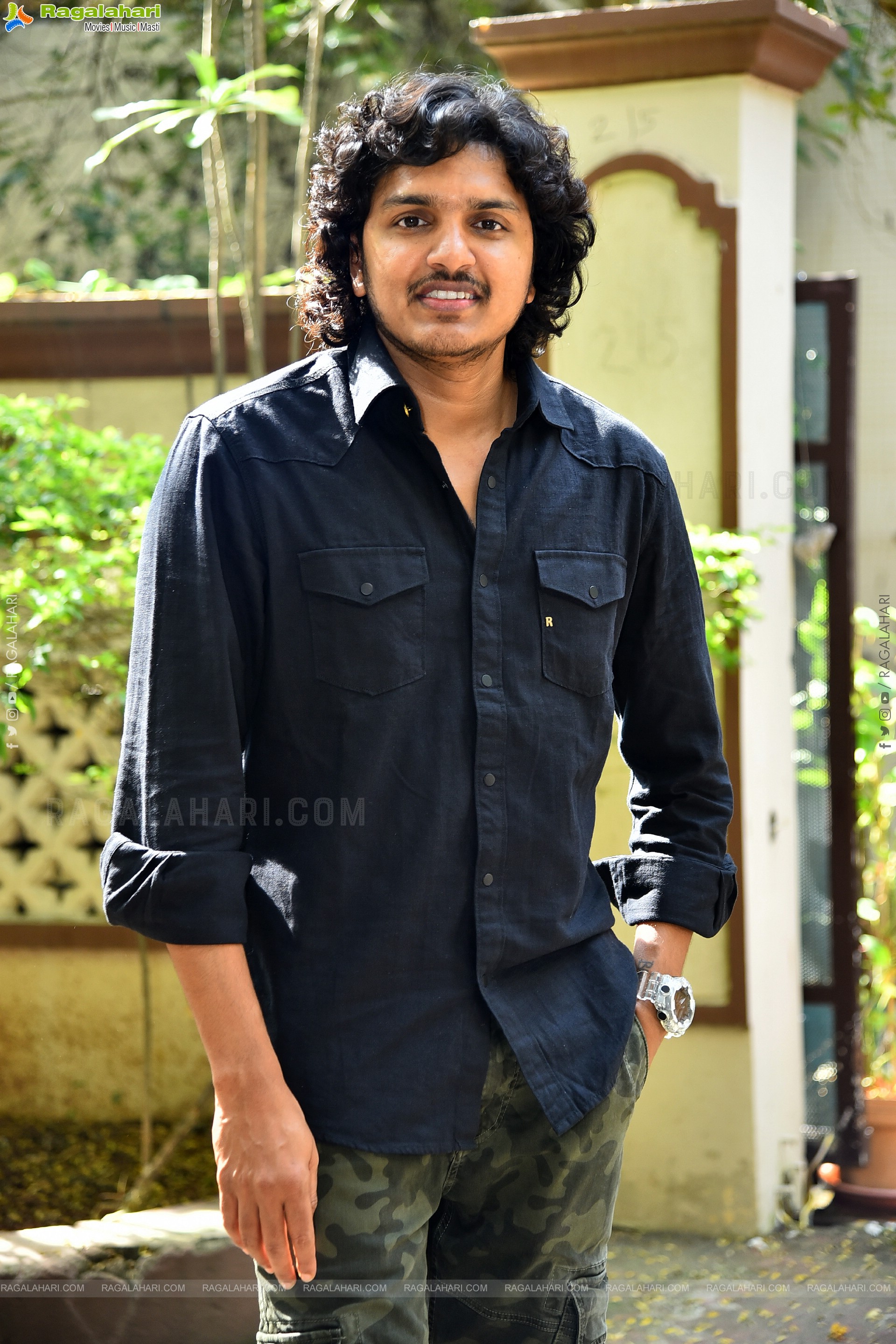 Director Mahesh Babu P at Andhra King Taluka Interview, HD Gallery