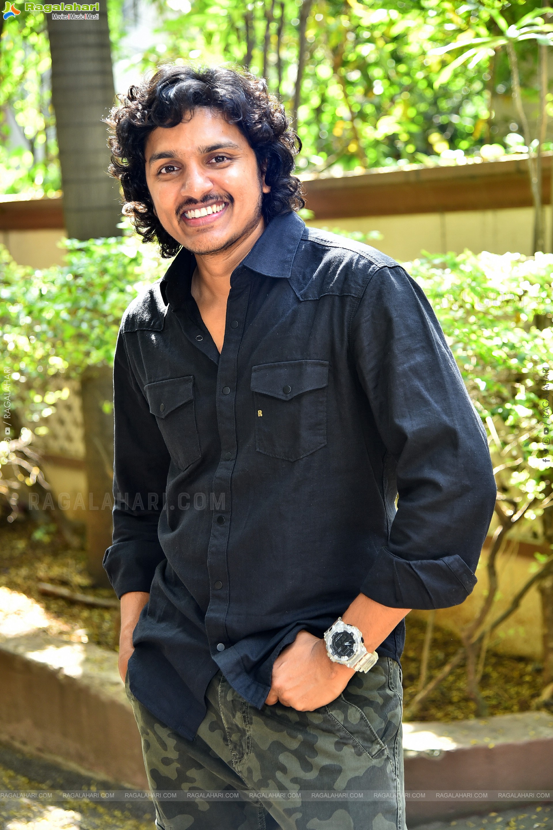 Director Mahesh Babu P at Andhra King Taluka Interview, HD Gallery