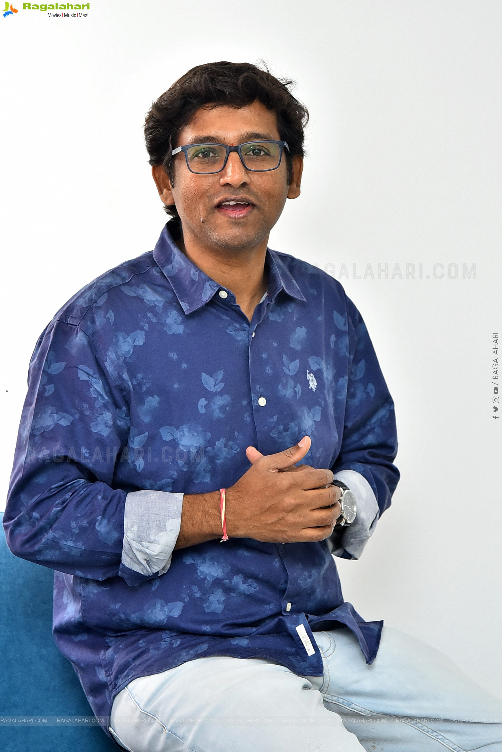 Director Sanjeev Reddy at Santhana Praptirasthu Interview, HD Gallery