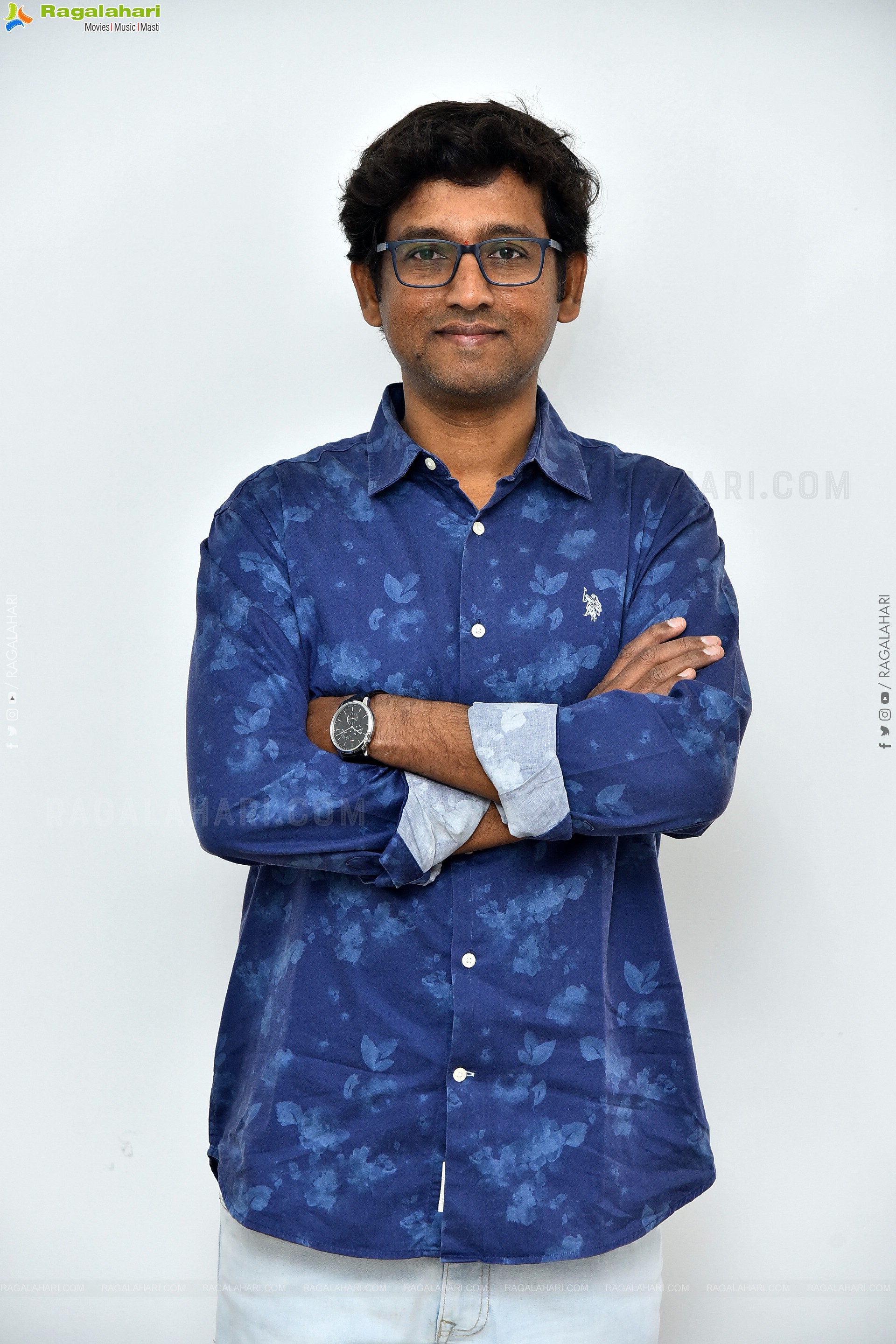 Director Sanjeev Reddy at Santhana Praptirasthu Interview, HD Gallery