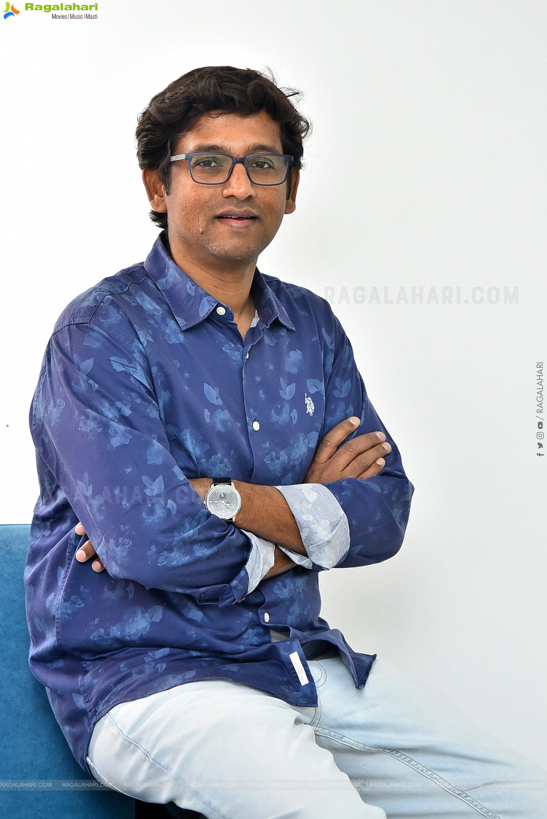 Director Sanjeev Reddy at Santhana Praptirasthu Interview, HD Gallery