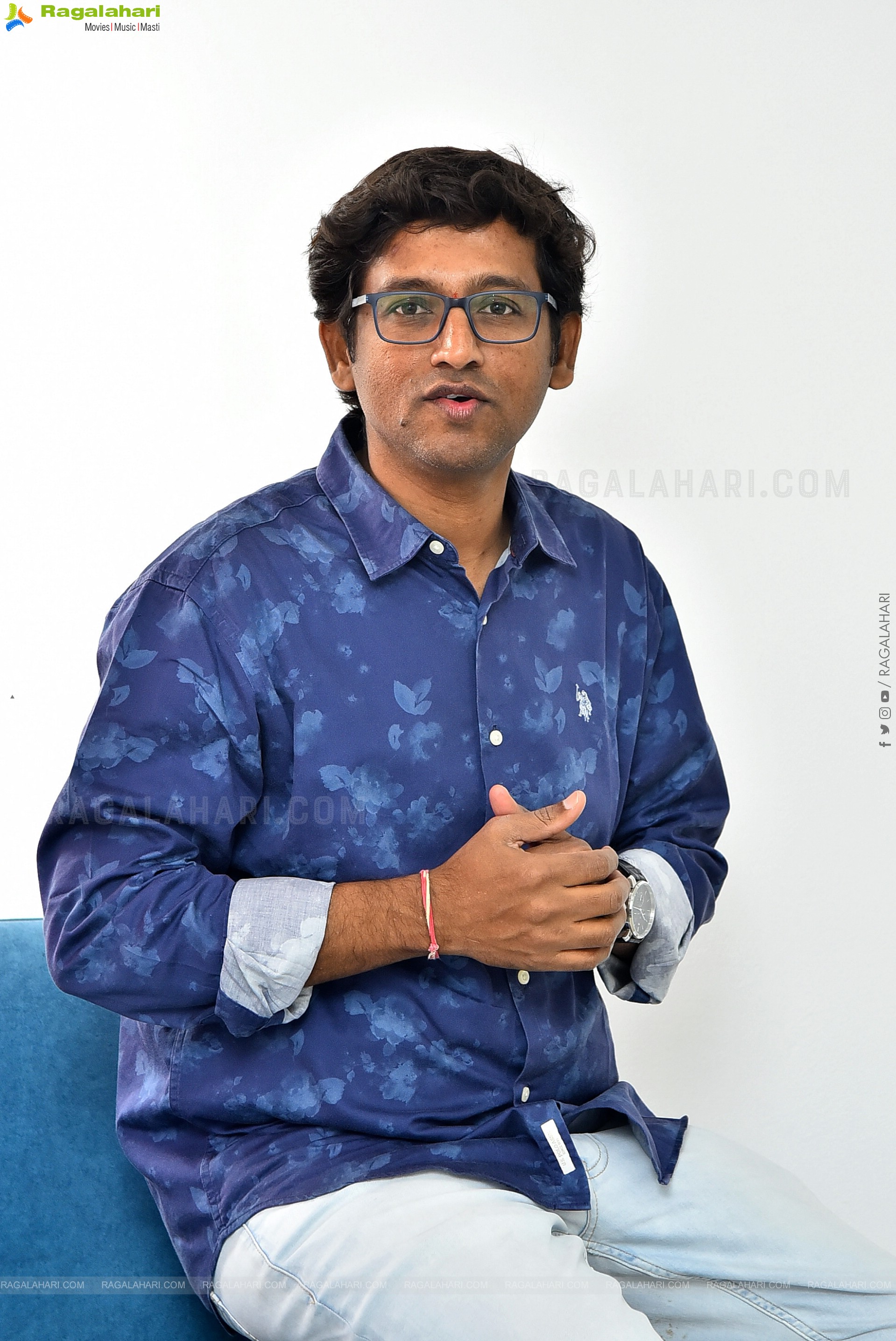 Director Sanjeev Reddy at Santhana Praptirasthu Interview, HD Gallery