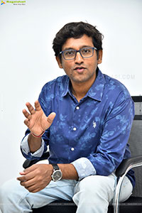 Director Sanjeev Reddy at Santhana Praptirasthu Interview