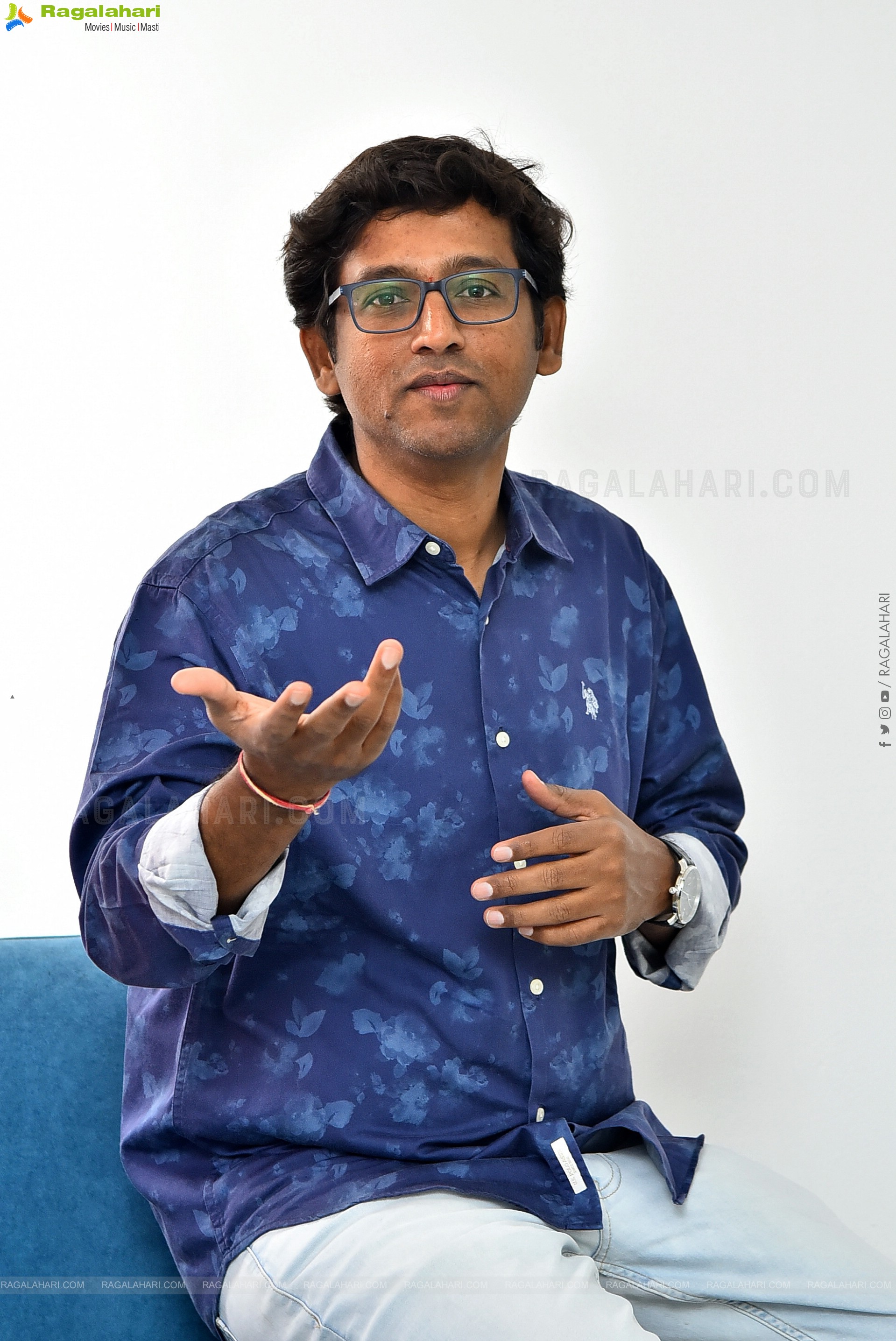 Director Sanjeev Reddy at Santhana Praptirasthu Interview, HD Gallery