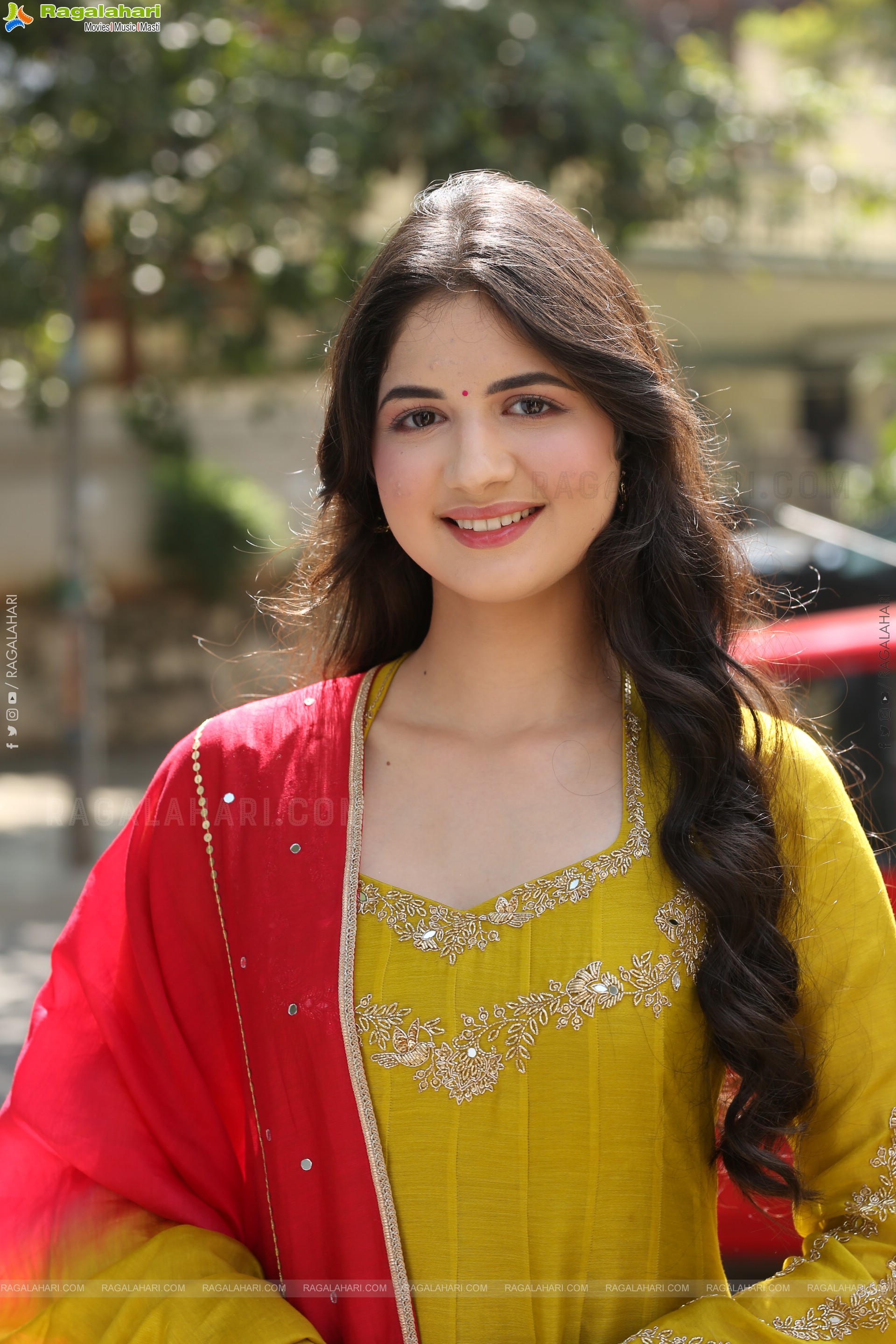 Harshaali Malhotra at Akhanda 2 Movie Interview, HD Gallery