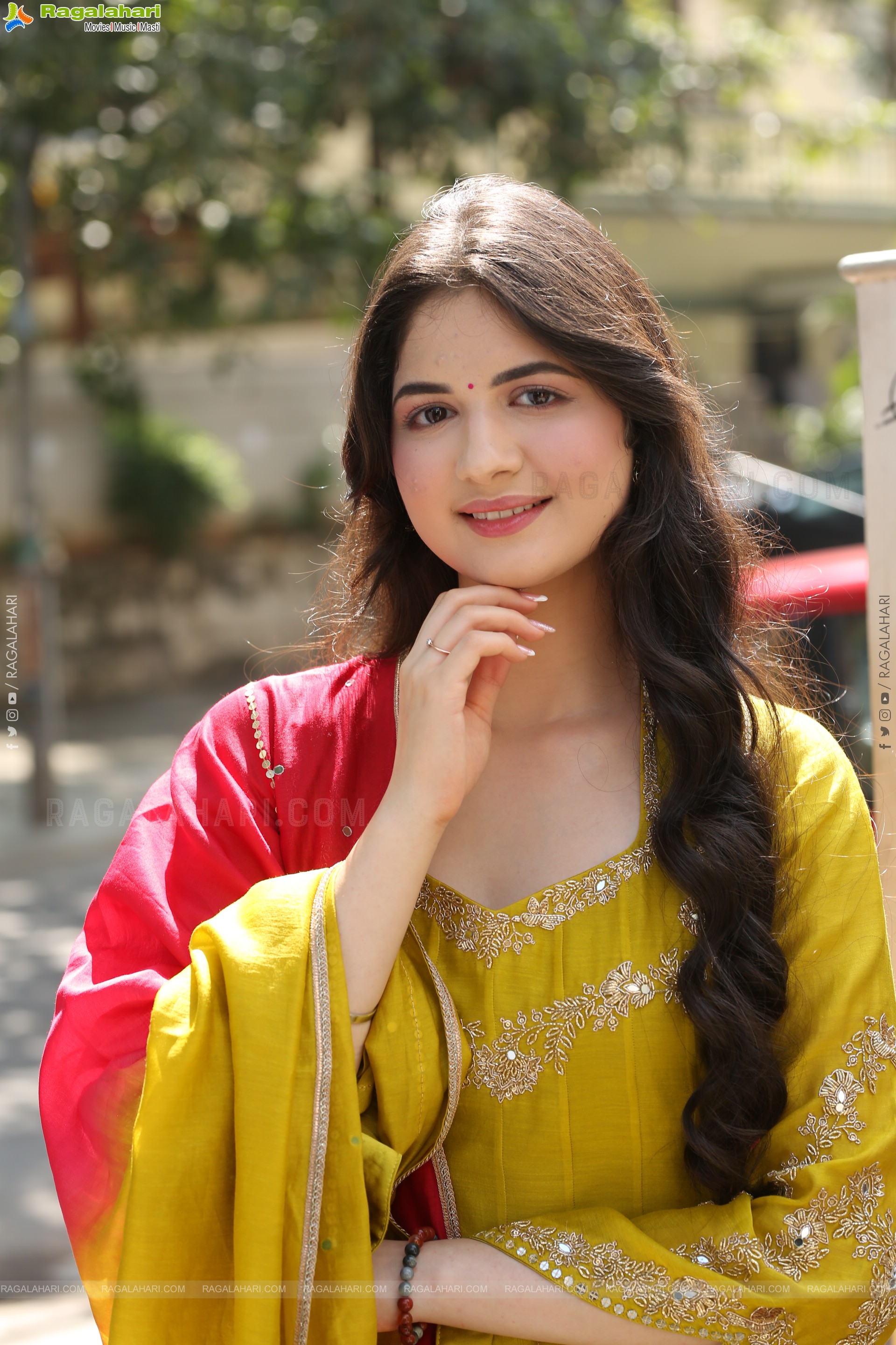 Harshaali Malhotra at Akhanda 2 Movie Interview, HD Gallery