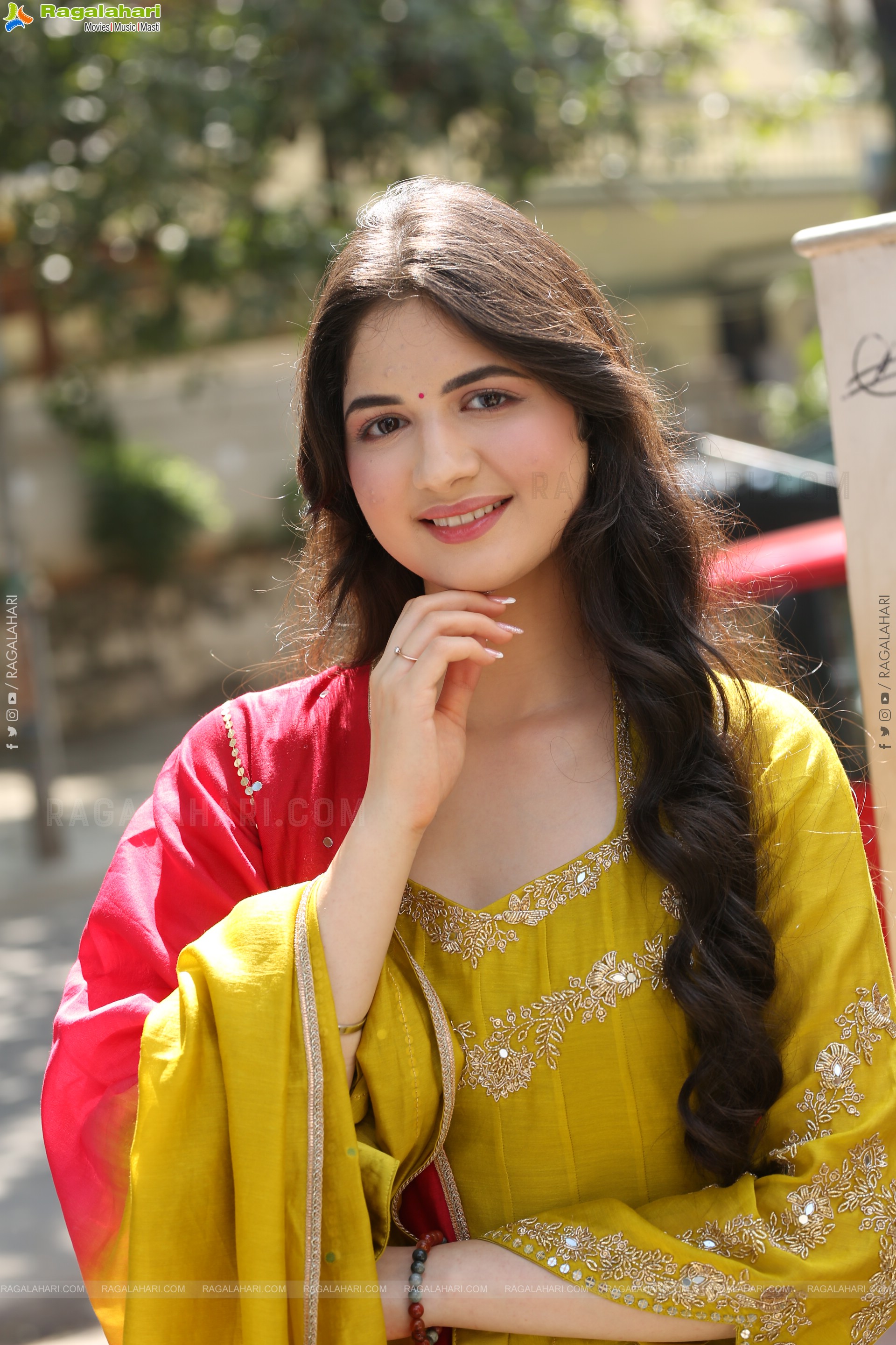 Harshaali Malhotra at Akhanda 2 Movie Interview, HD Gallery