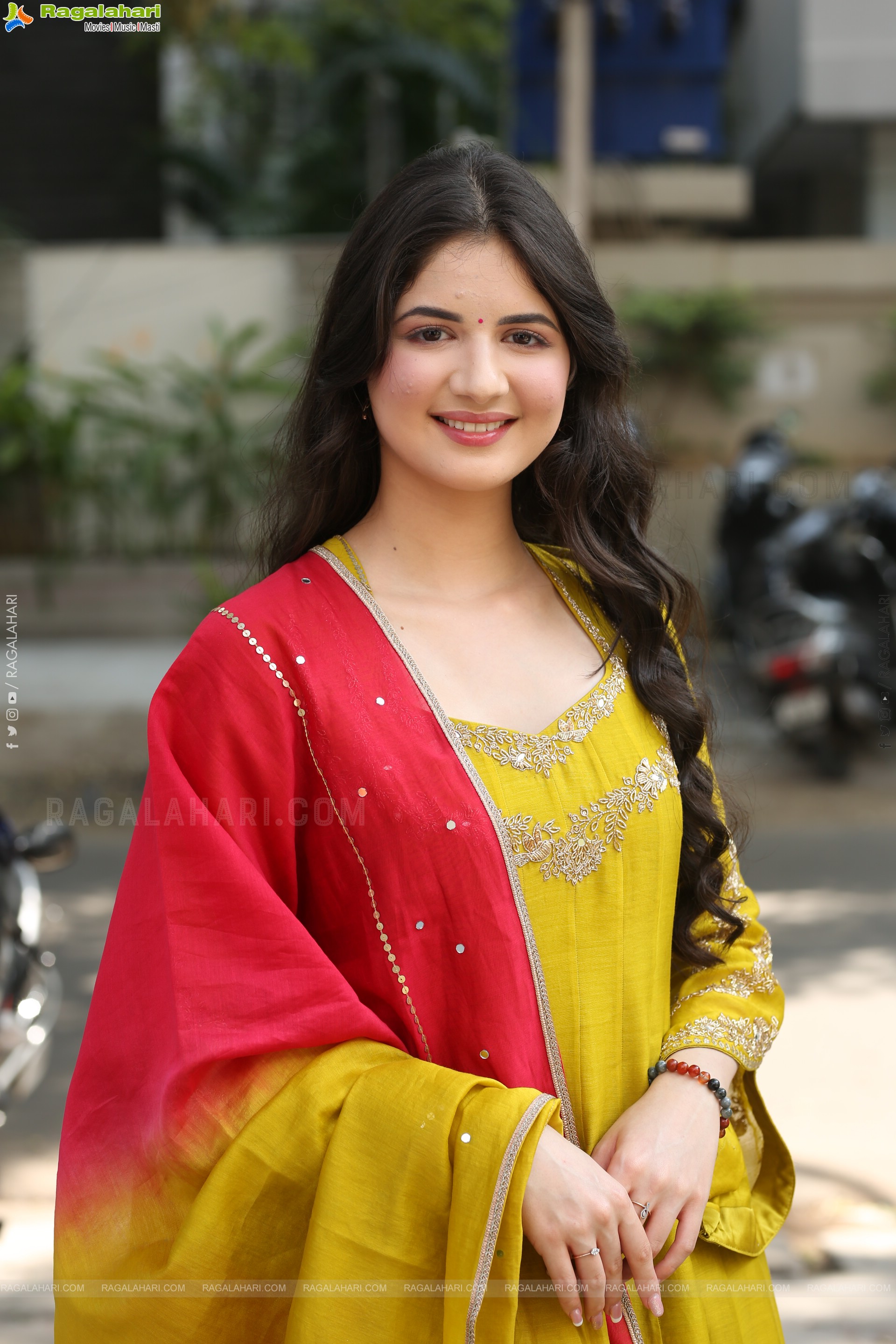 Harshaali Malhotra at Akhanda 2 Movie Interview, HD Gallery