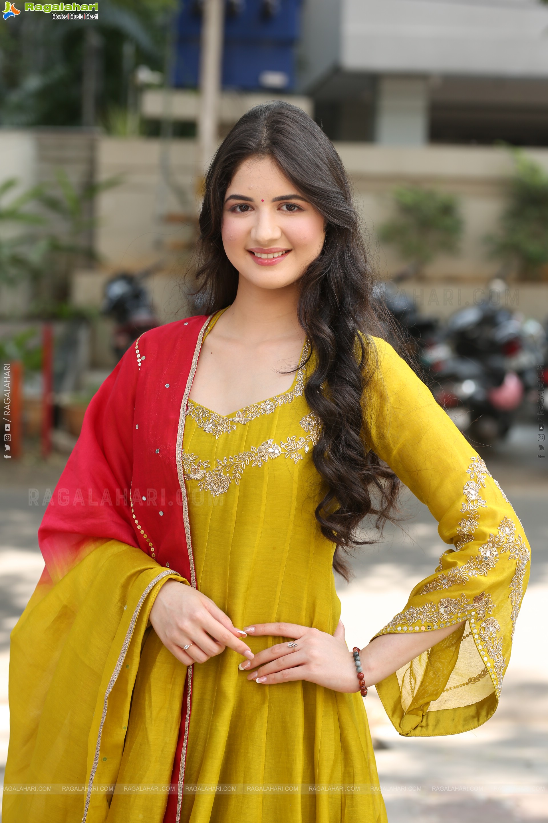 Harshaali Malhotra at Akhanda 2 Movie Interview, HD Gallery