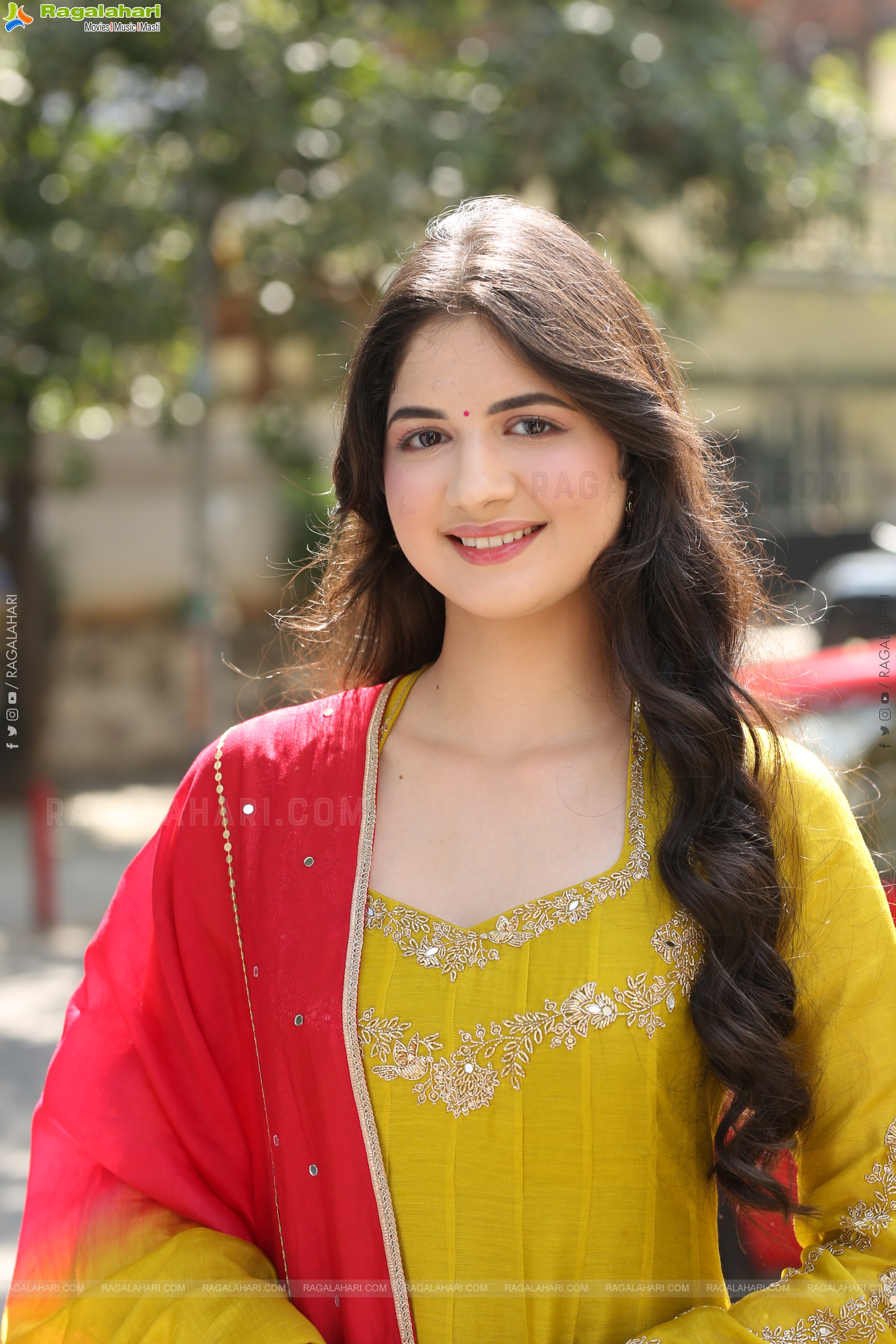 Harshaali Malhotra at Akhanda 2 Movie Interview, HD Gallery