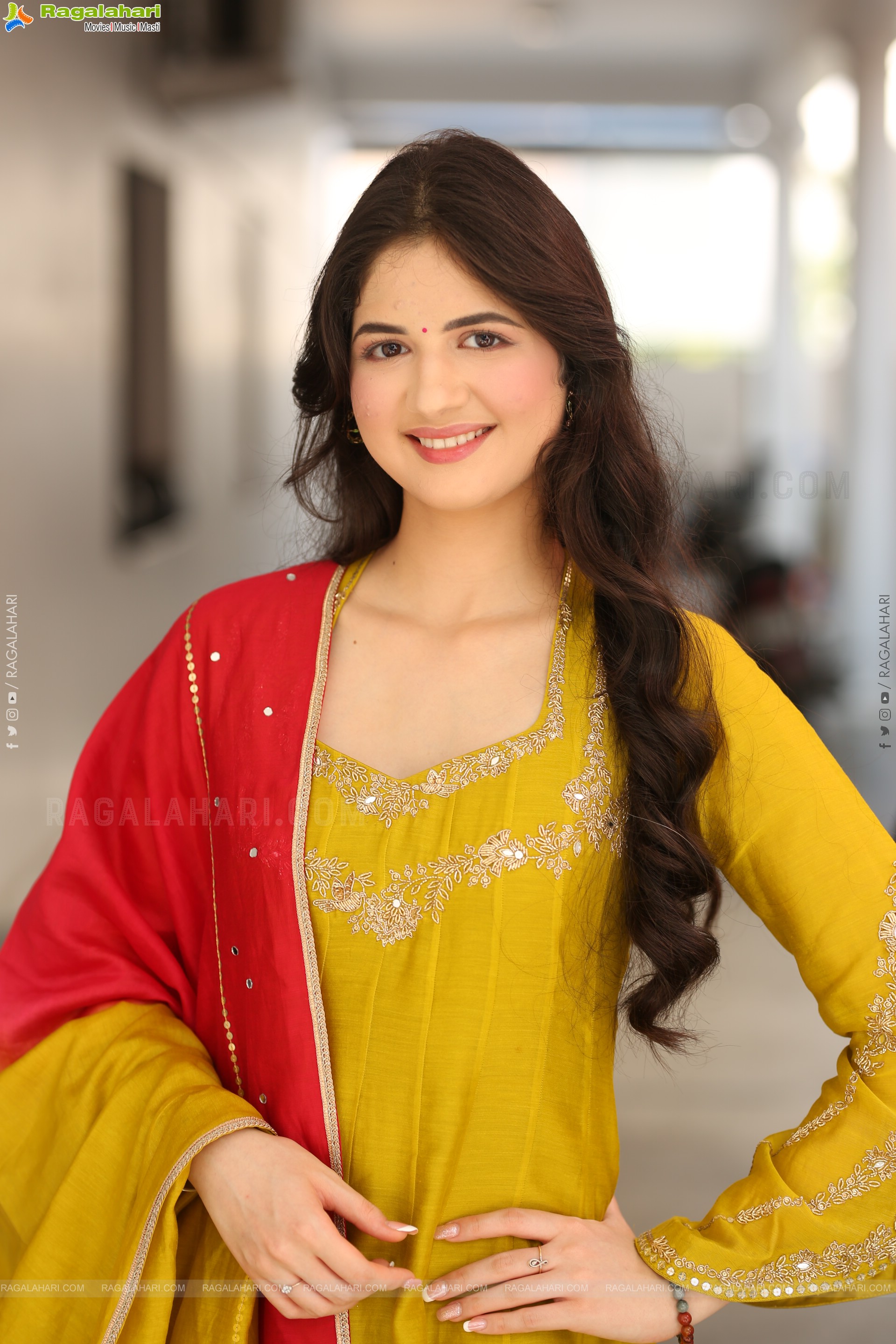 Harshaali Malhotra at Akhanda 2 Movie Interview, HD Gallery