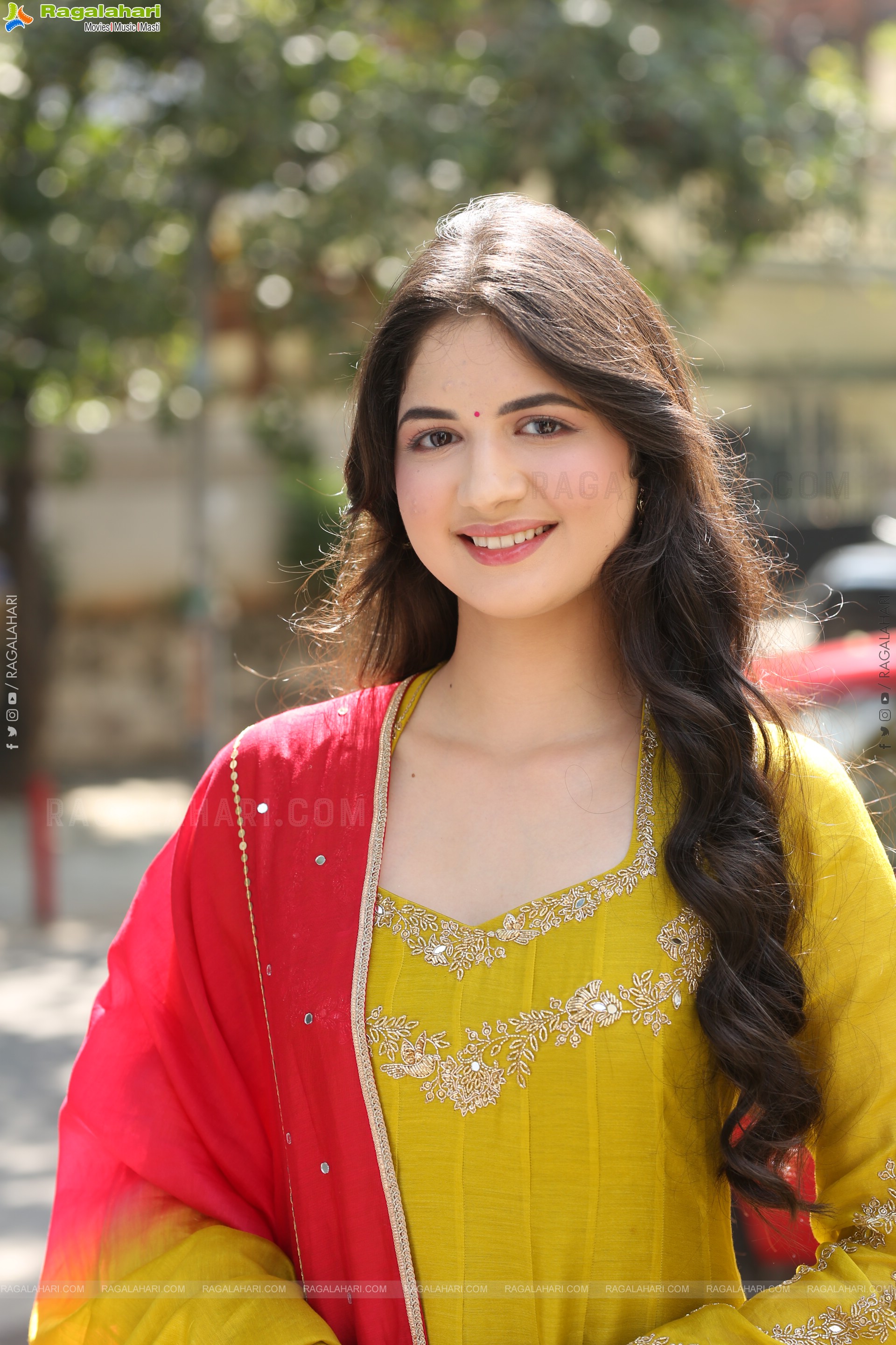 Harshaali Malhotra at Akhanda 2 Movie Interview, HD Gallery