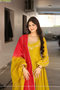 Harshaali Malhotra at Akhanda 2 Movie Interview, HD Gallery 