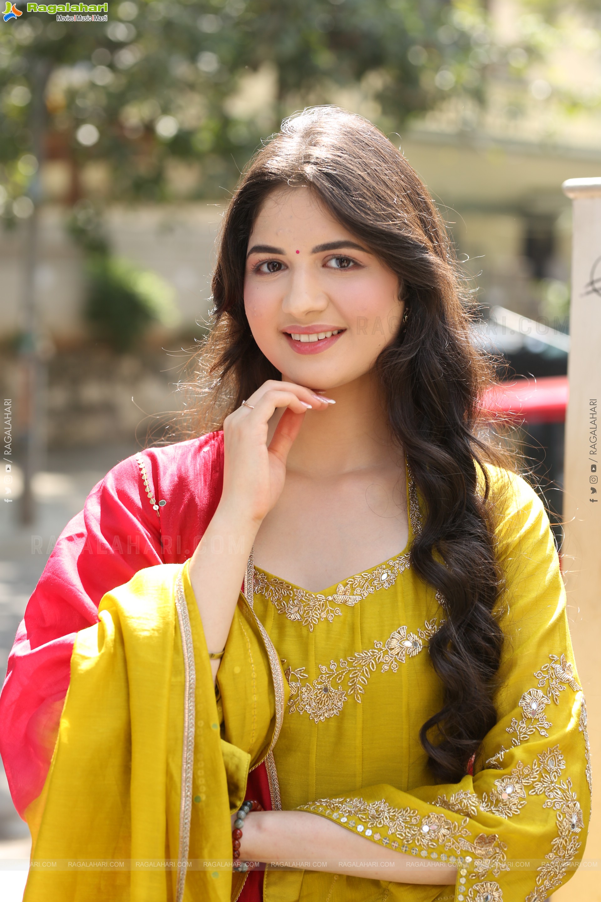 Harshaali Malhotra at Akhanda 2 Movie Interview, HD Gallery