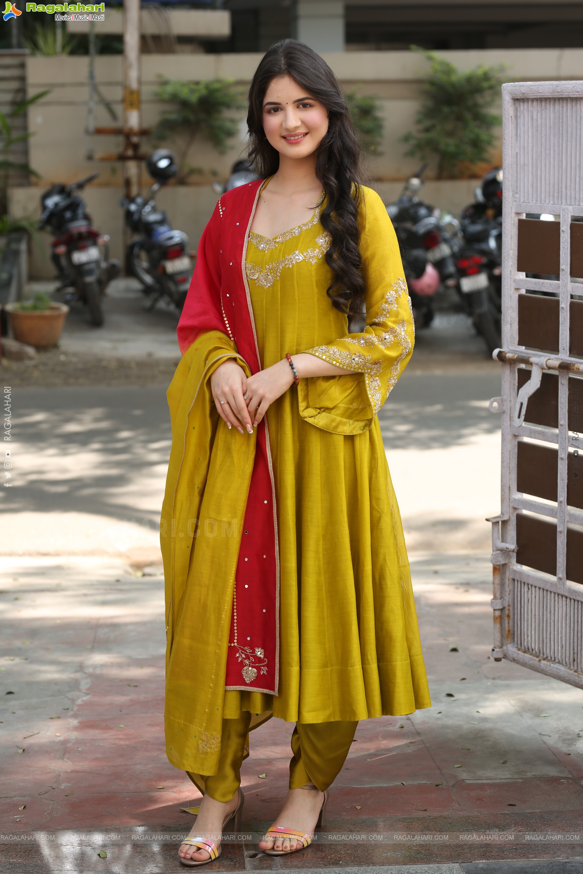 Harshaali Malhotra at Akhanda 2 Movie Interview, HD Gallery