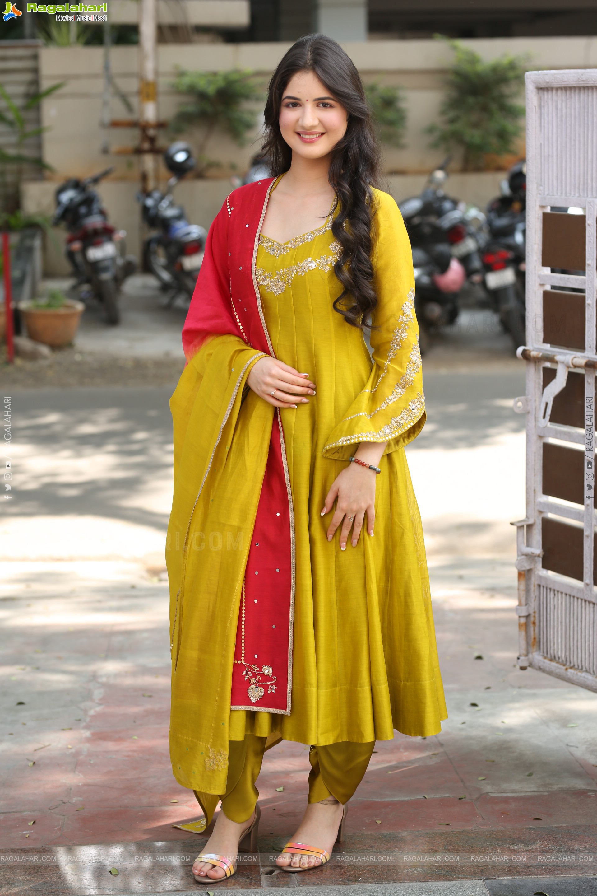 Harshaali Malhotra at Akhanda 2 Movie Interview, HD Gallery