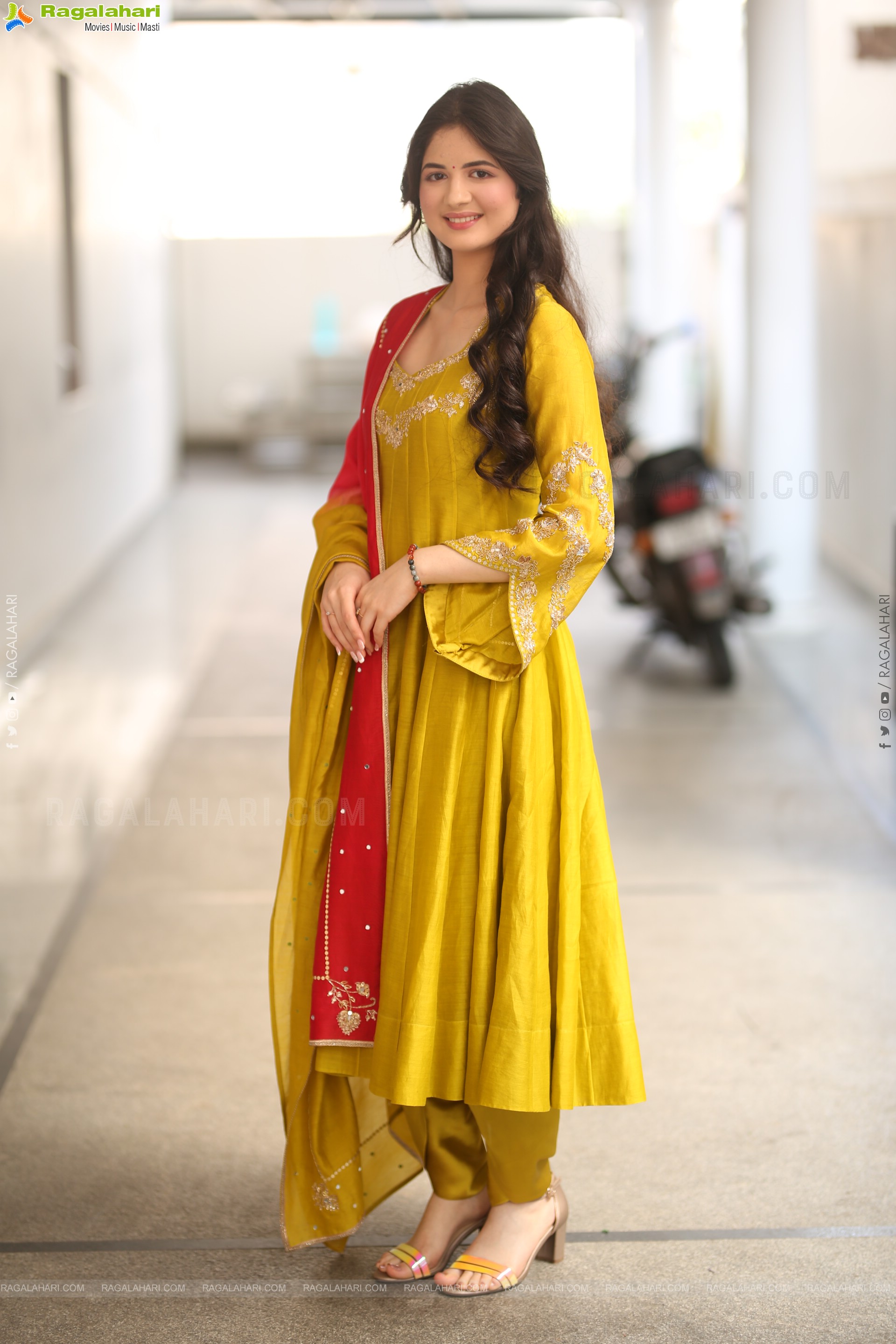 Harshaali Malhotra at Akhanda 2 Movie Interview, HD Gallery