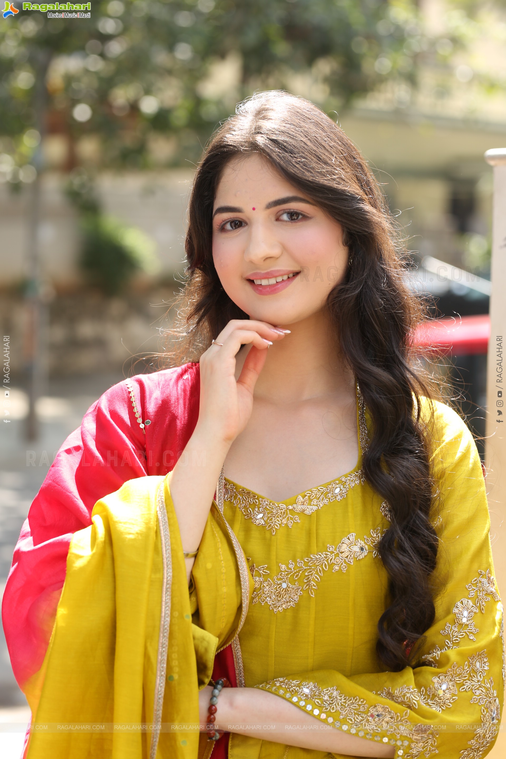 Harshaali Malhotra at Akhanda 2 Movie Interview, HD Gallery