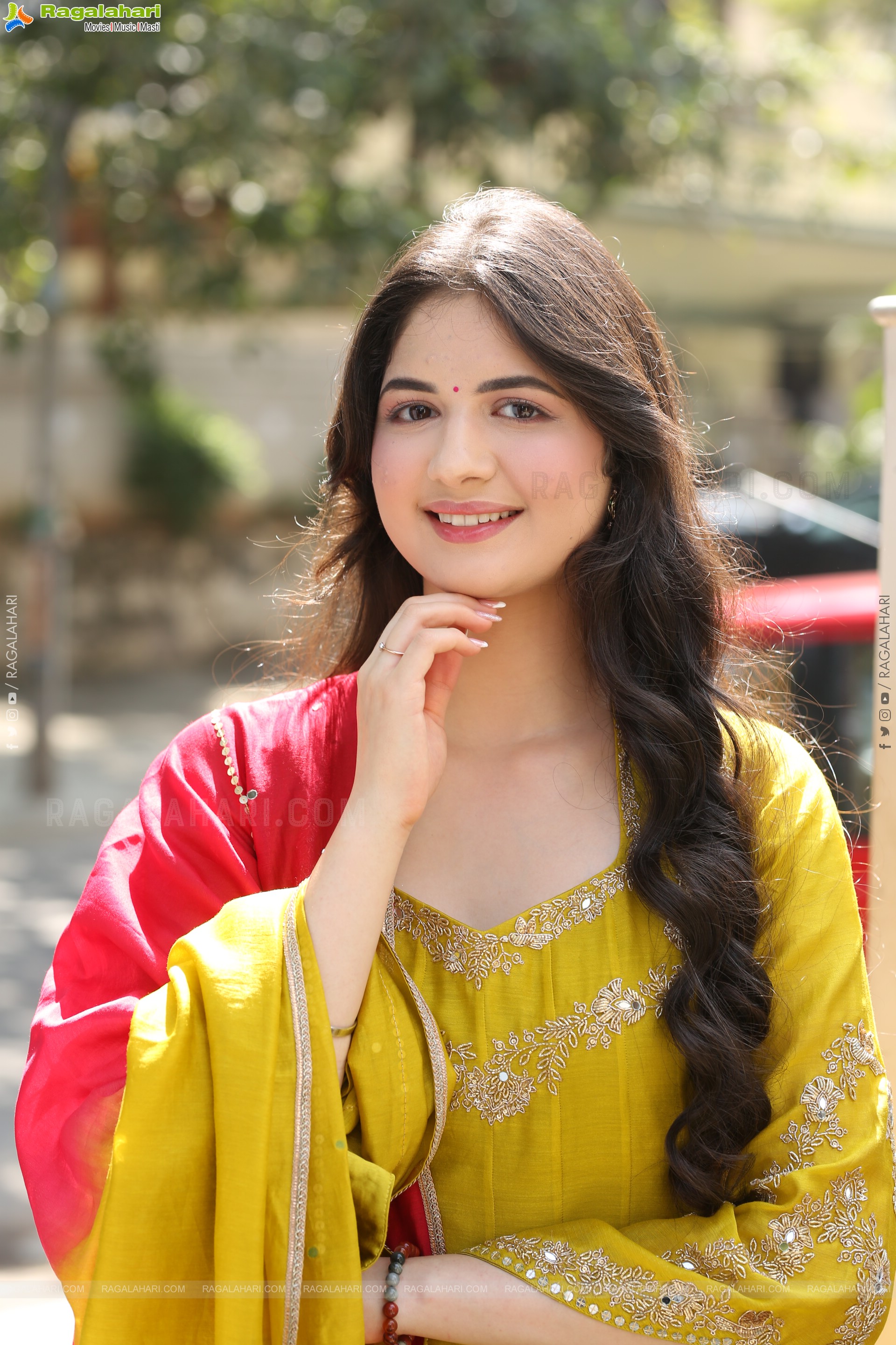 Harshaali Malhotra at Akhanda 2 Movie Interview, HD Gallery