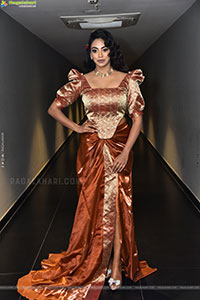 Kamakshi Bhaskarla at 12A Railway Colony Trailer Launch