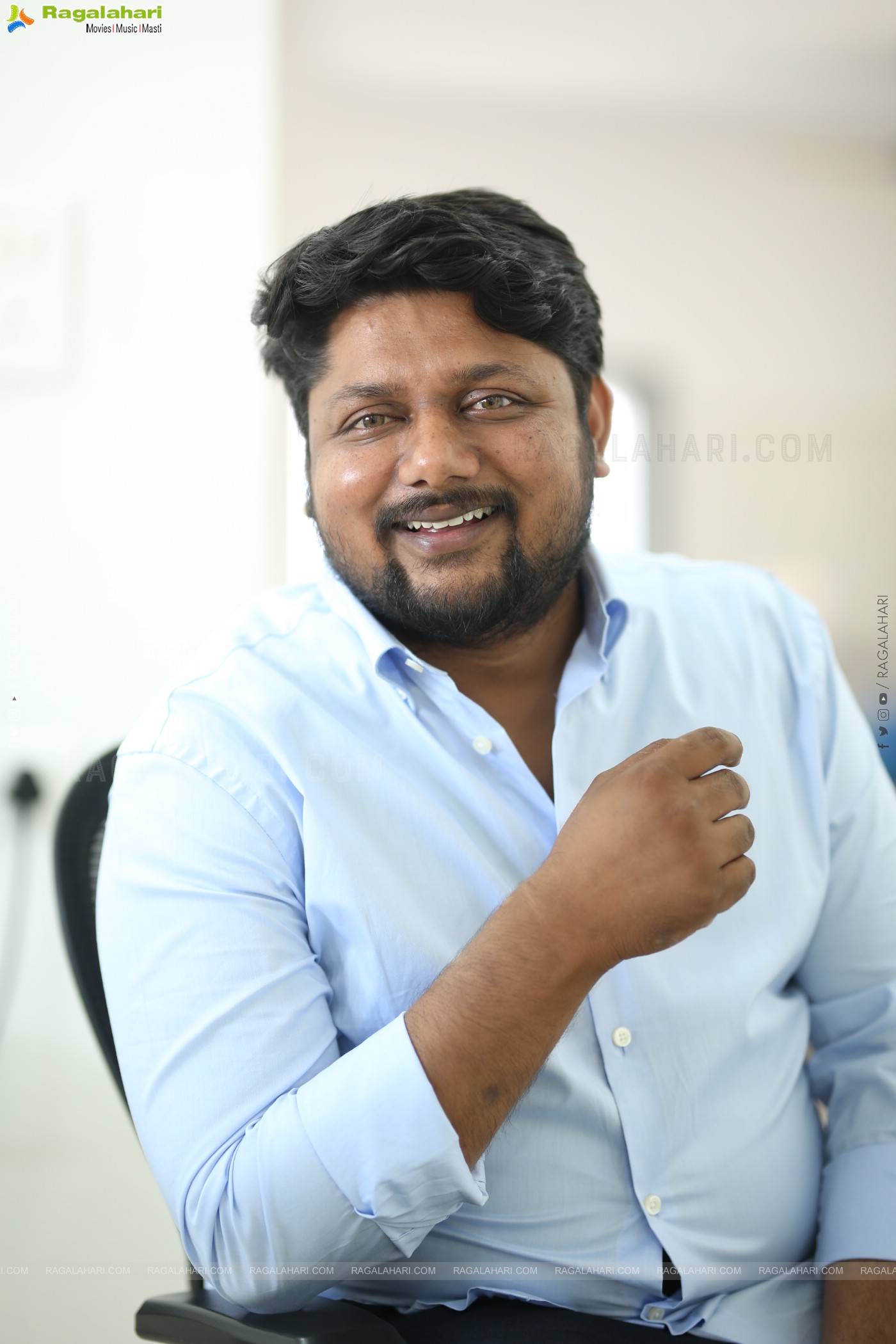 Producer Sai Krishna at Raju Weds Rambai Interview, HD Gallery