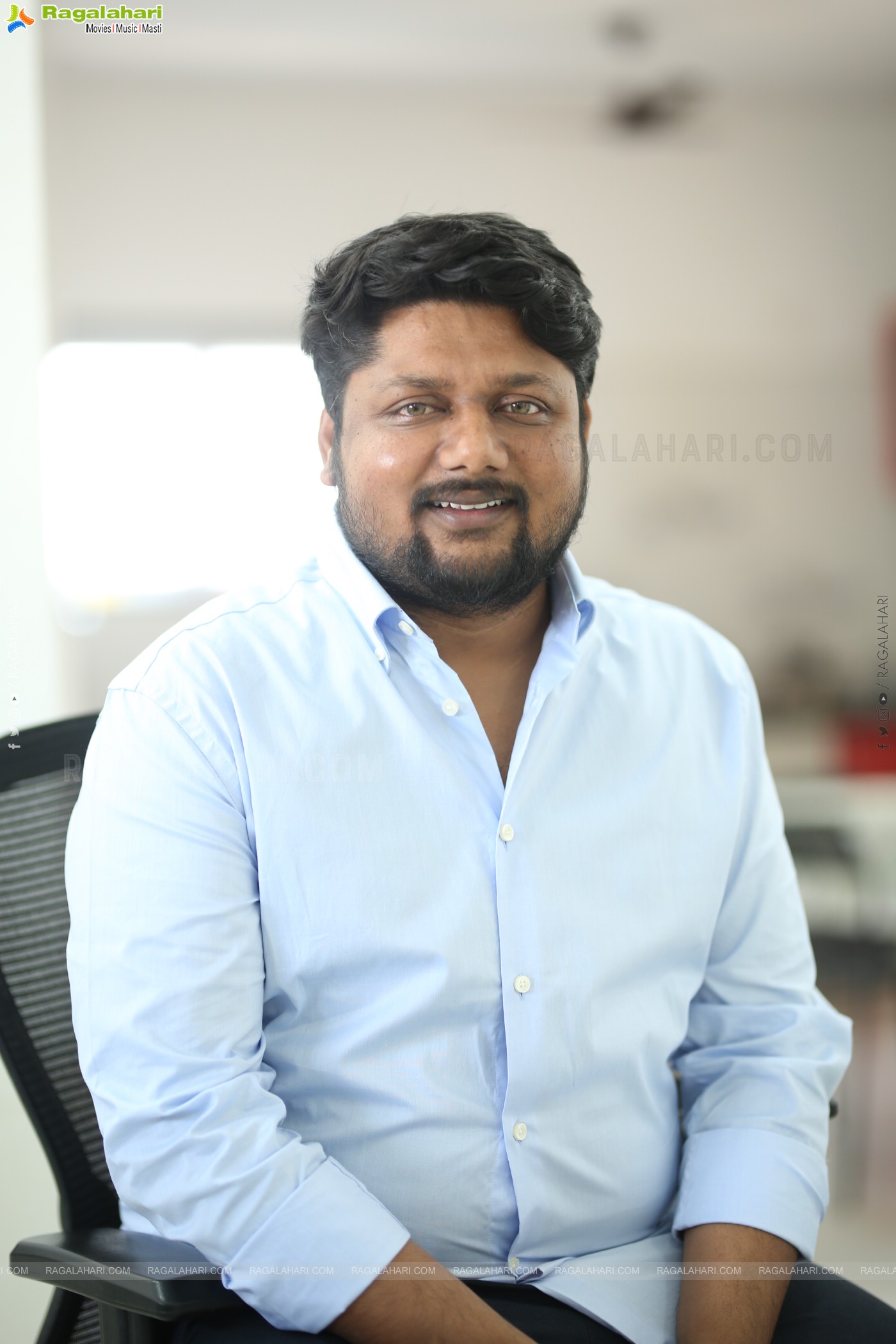 Producer Sai Krishna at Raju Weds Rambai Interview, HD Gallery