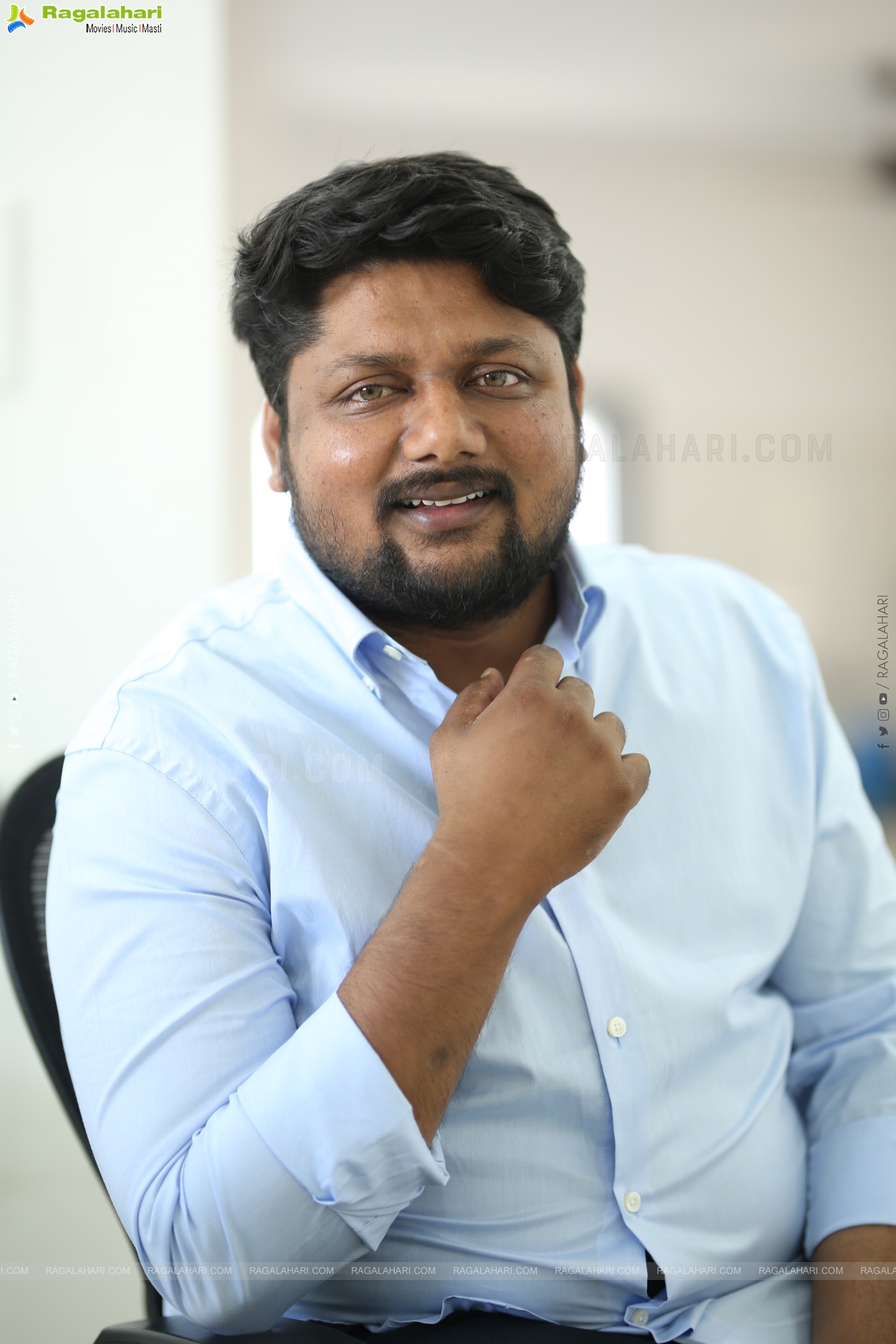 Producer Sai Krishna at Raju Weds Rambai Interview, HD Gallery