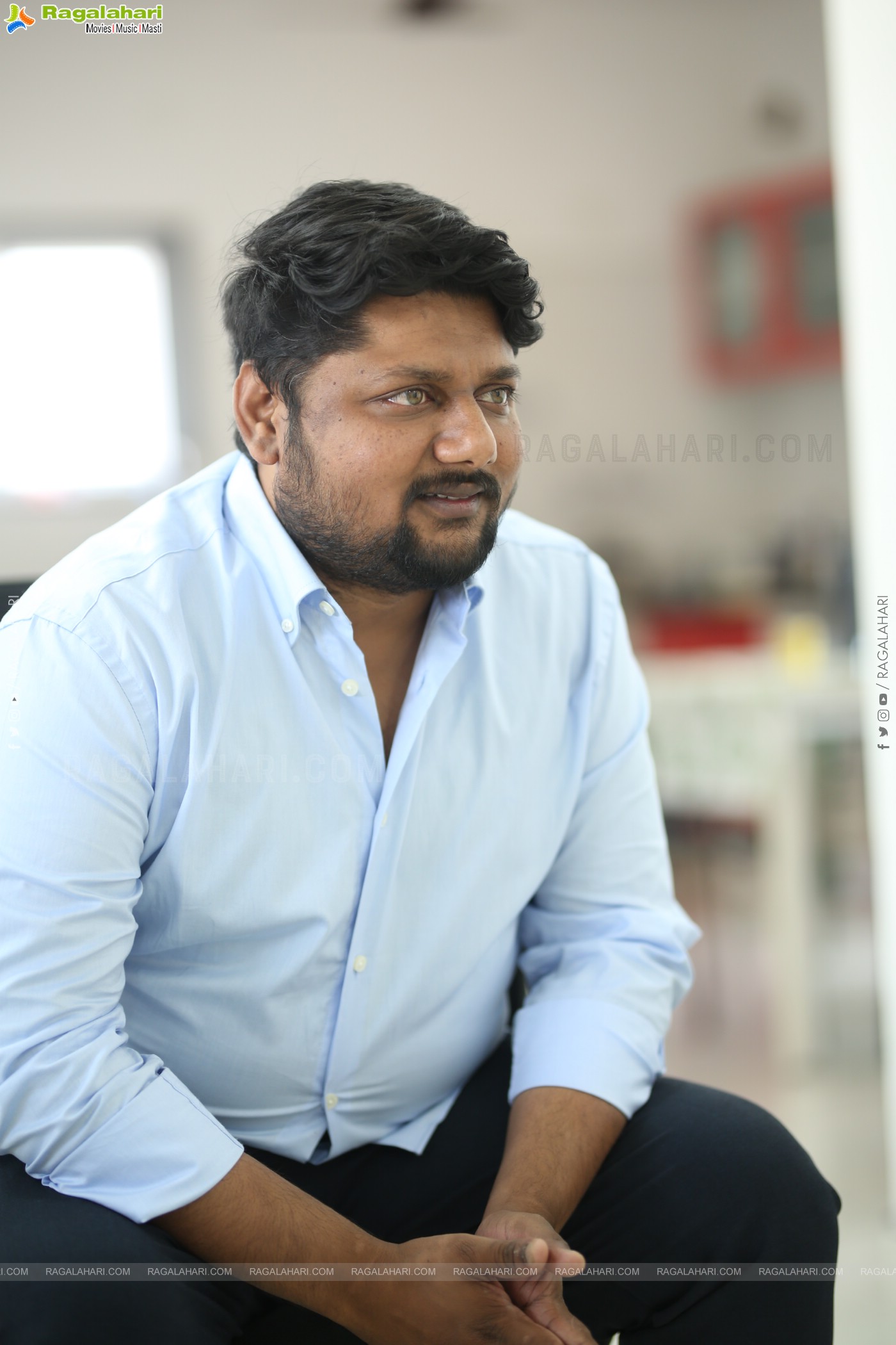 Producer Sai Krishna at Raju Weds Rambai Interview, HD Gallery